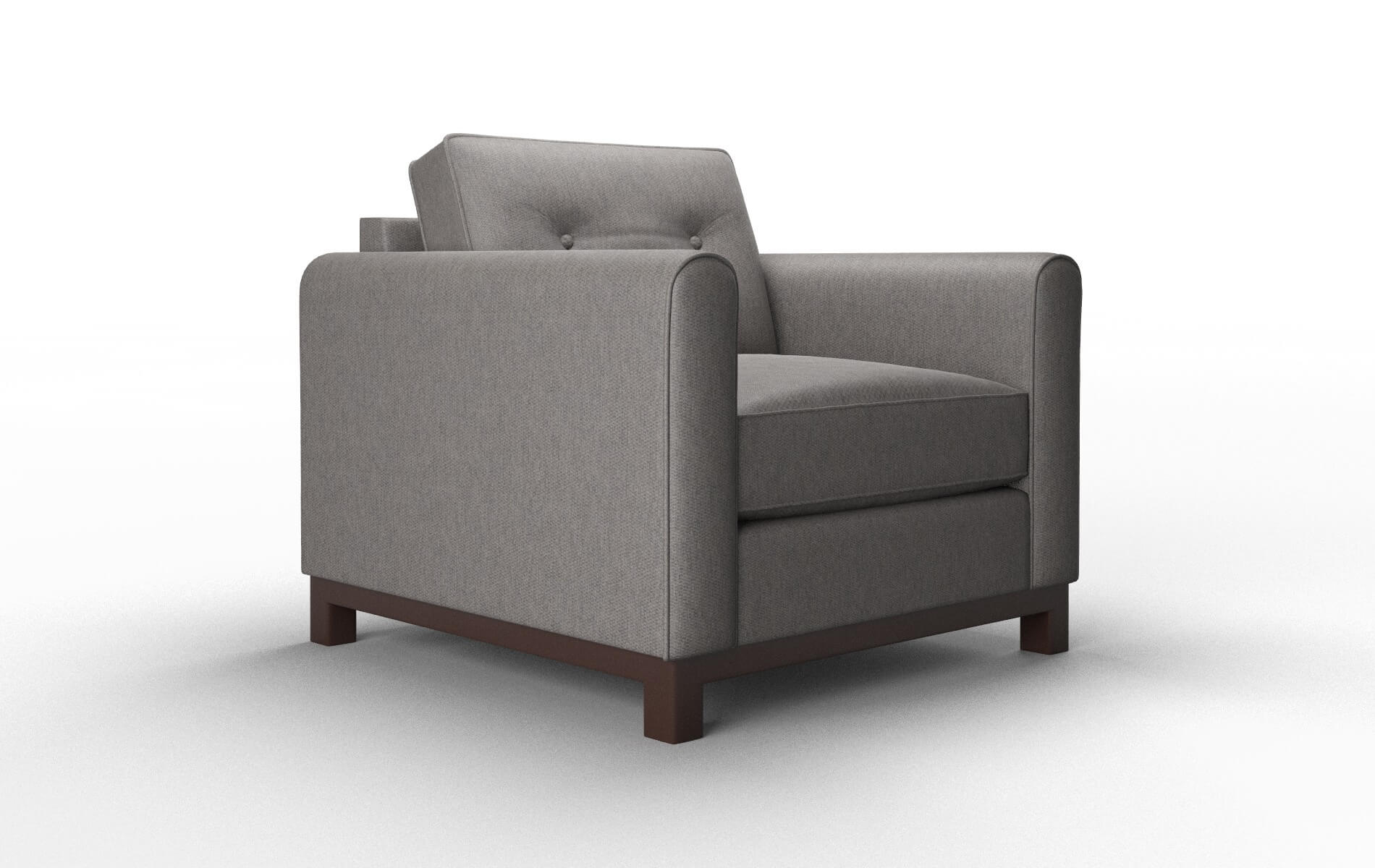 Rio Cosmo Charcoal Chair espresso legs 2