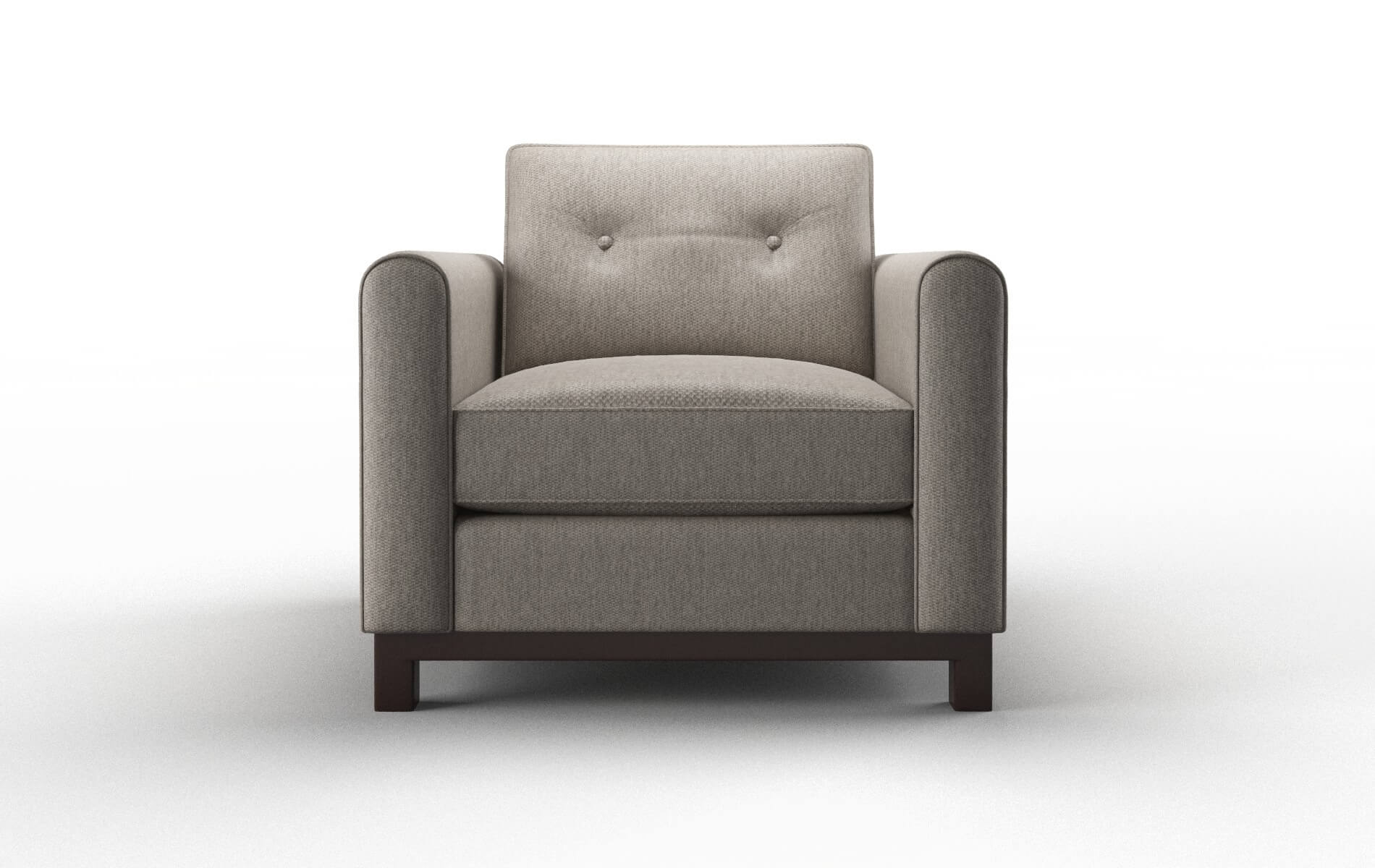 Rio Cosmo Taupe Chair espresso legs 1