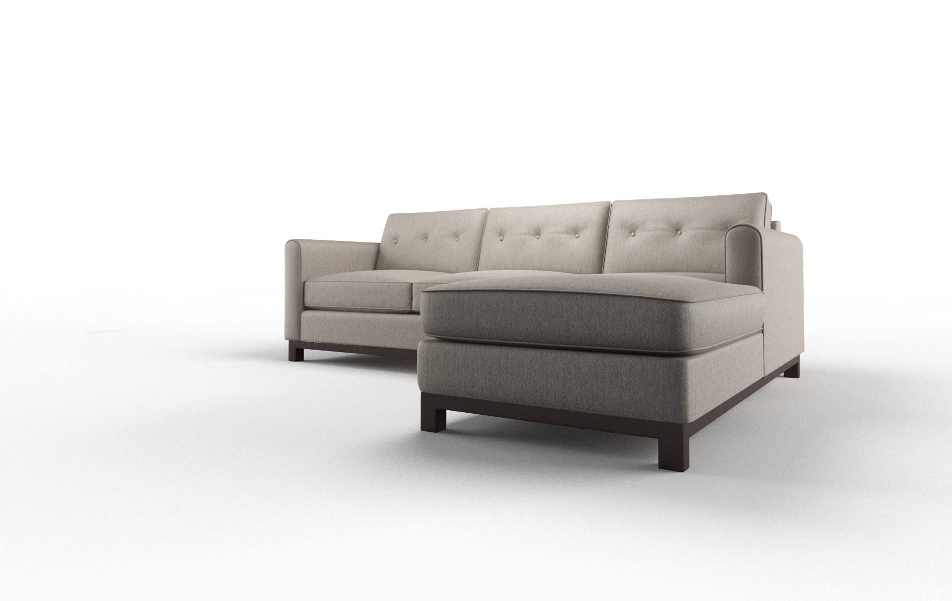 Rio Cosmo Taupe Panel espresso legs 4