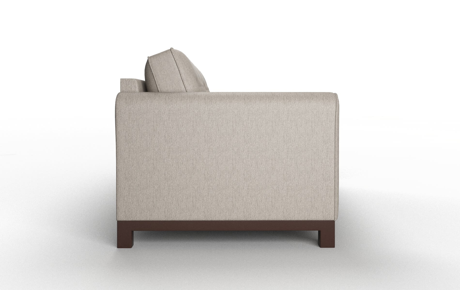 Rio Cosmo Taupe Sofa espresso legs 3