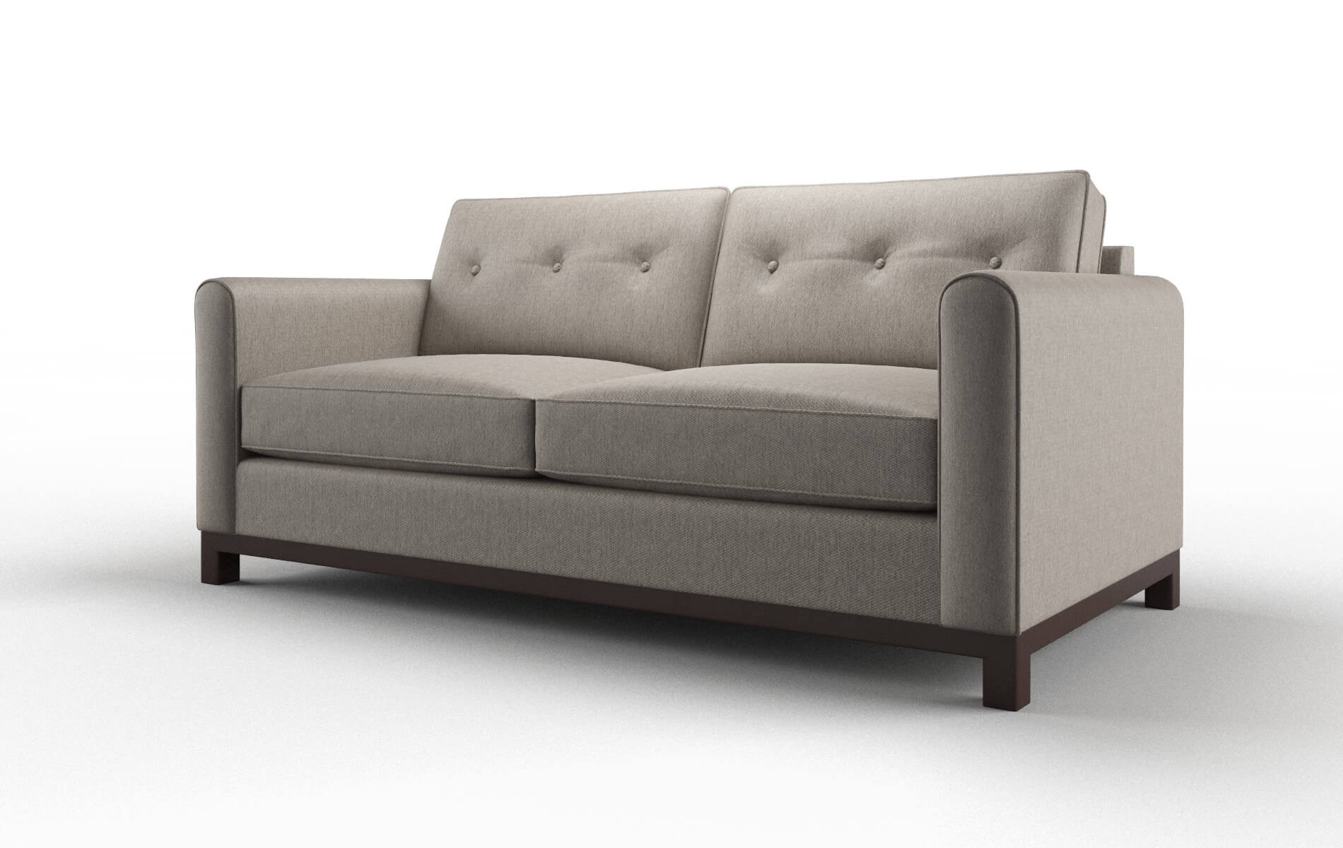 Rio Cosmo Taupe Sofa espresso legs 4