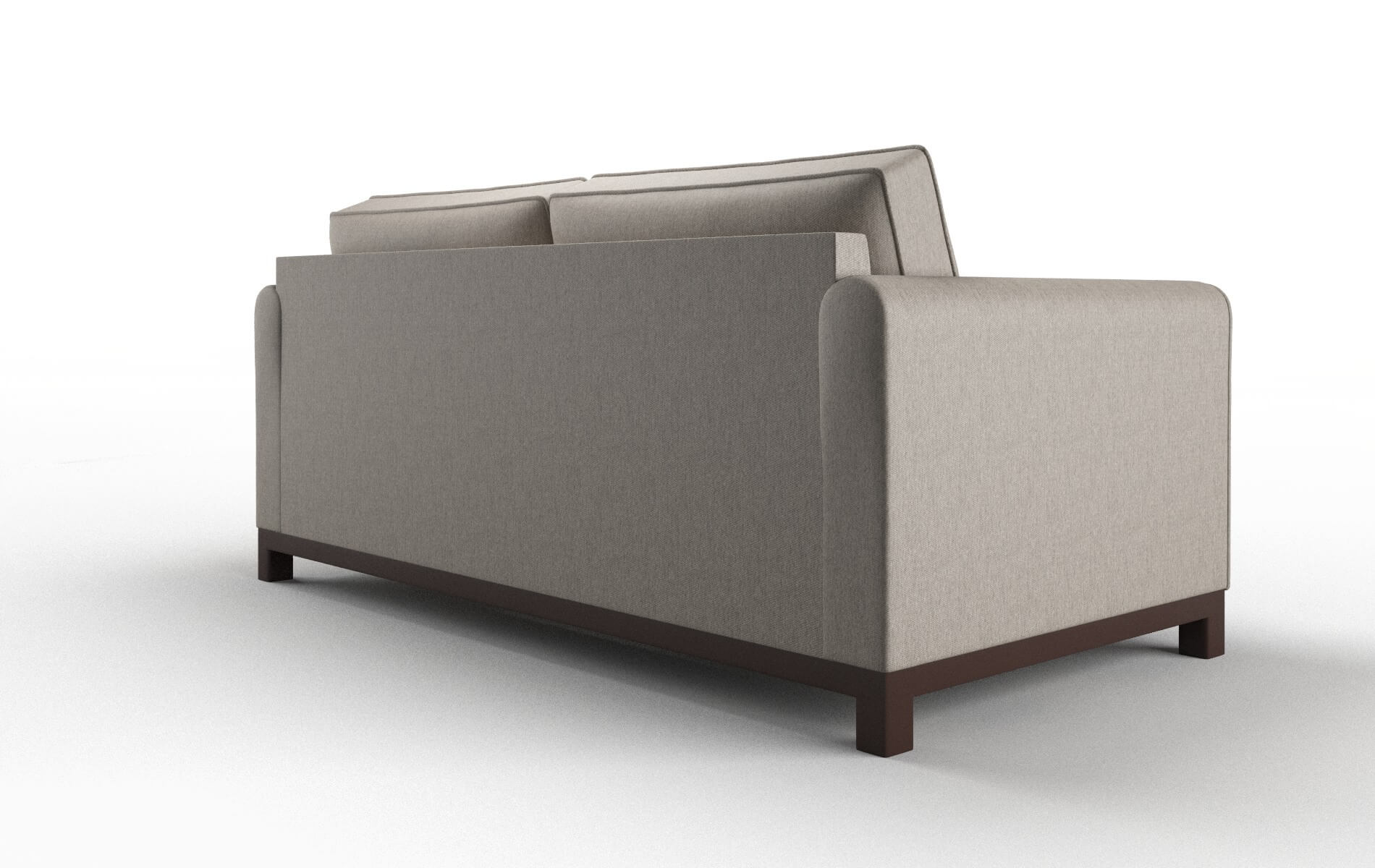 Rio Cosmo Taupe Sofa espresso legs 5