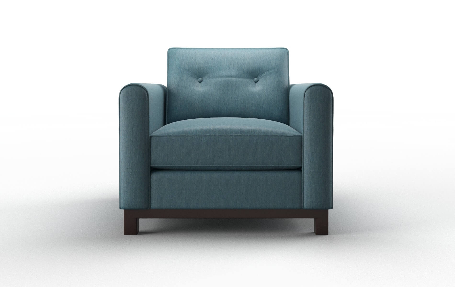 Rio Cosmo Teal chair espresso legs