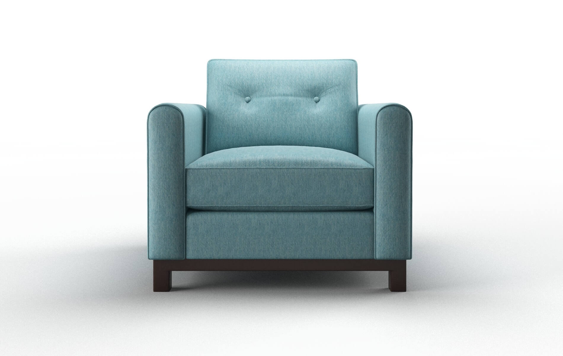 Rio Cosmo Turquoise Chair espresso legs 1