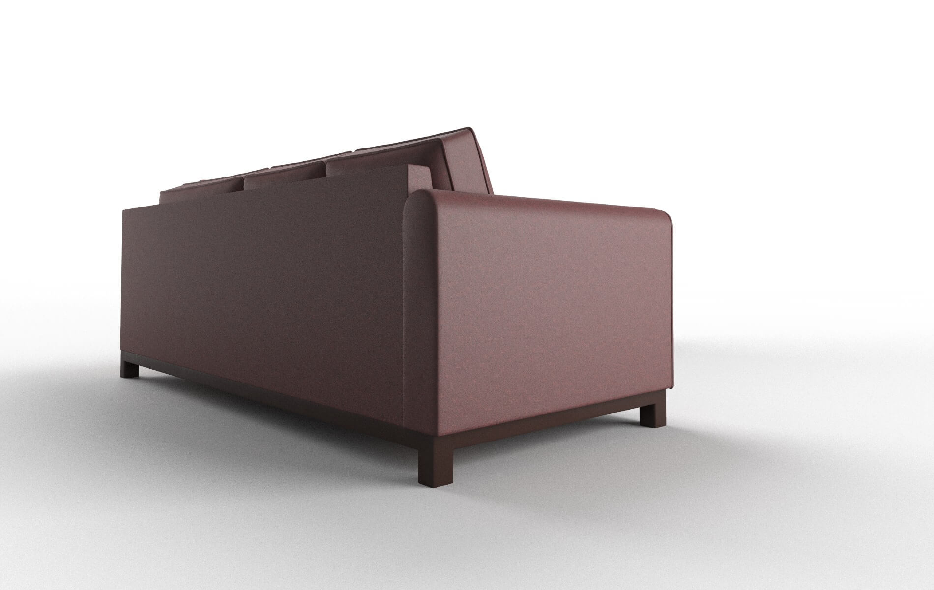 Rio Derby Berry Sectional espresso legs 3