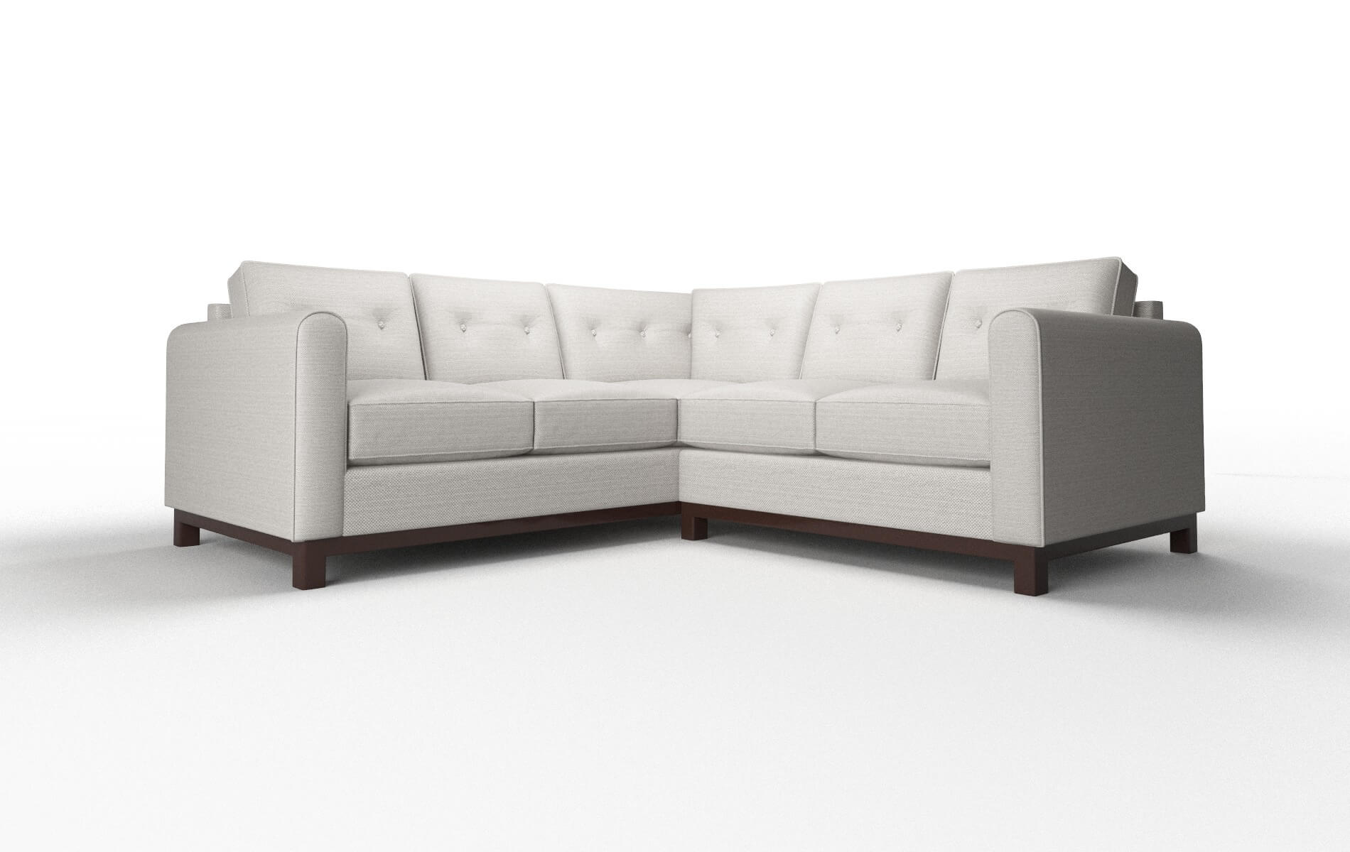 Rio Derby Grey Sectional espresso legs 1