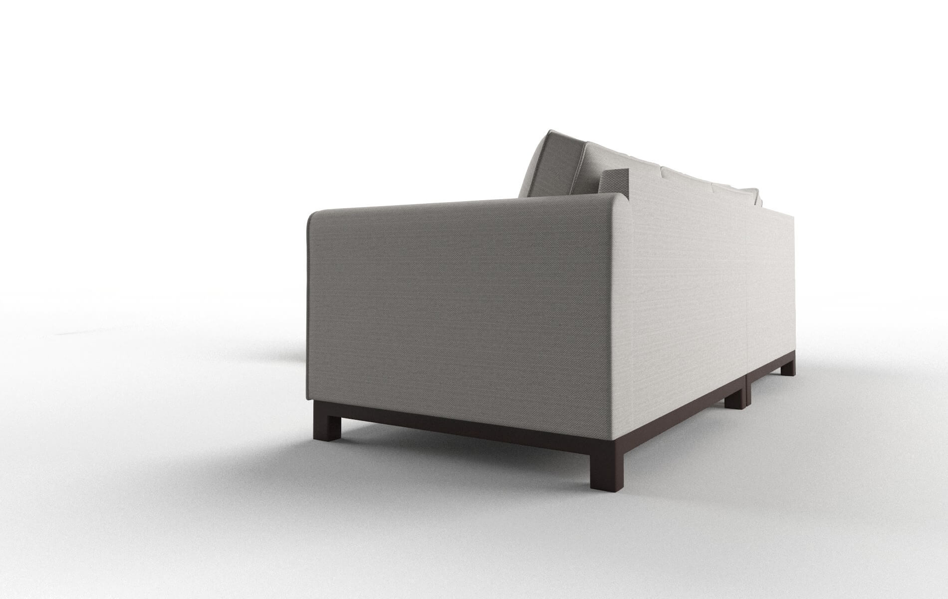 Rio Derby Grey Sectional espresso legs 4