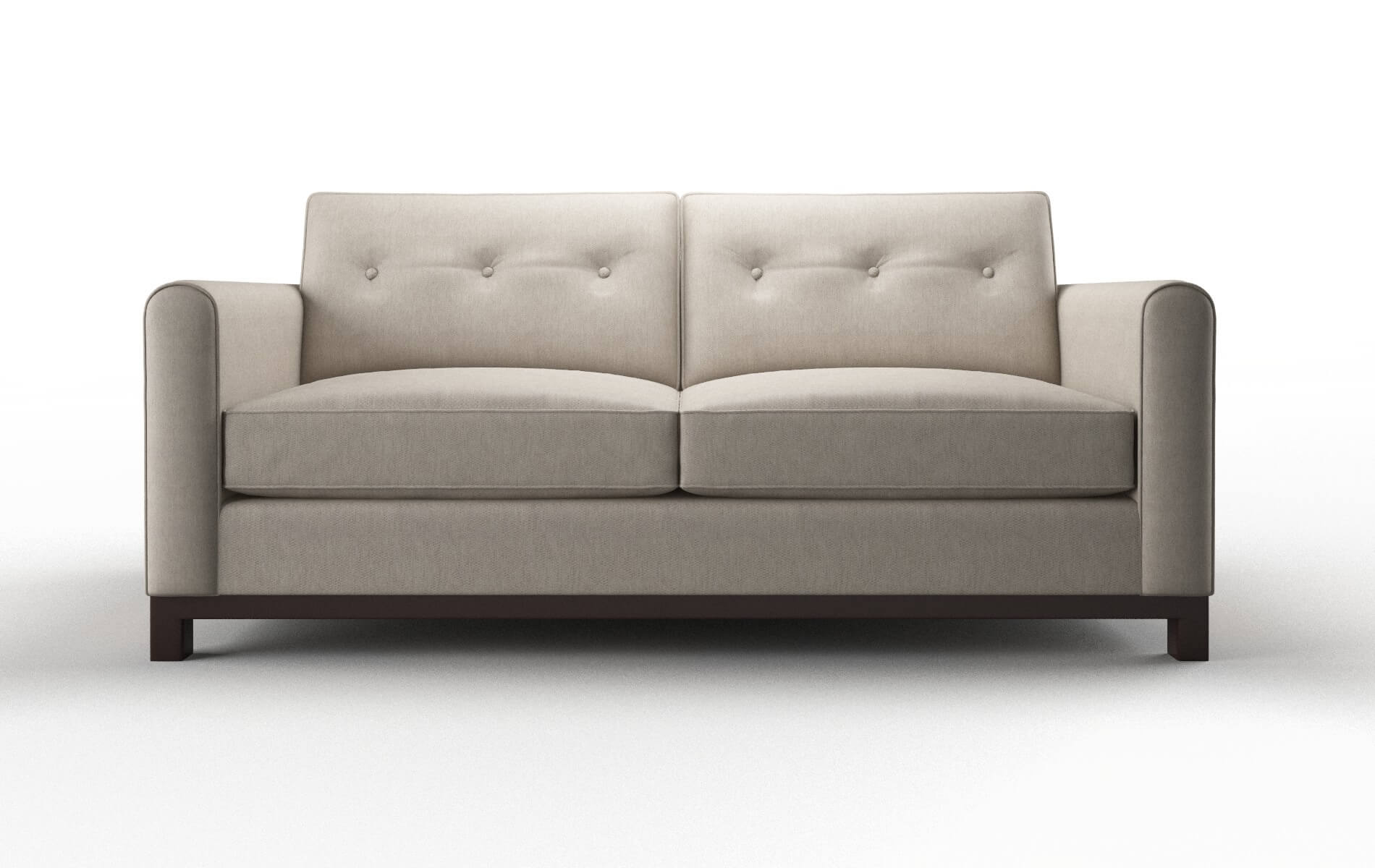 Rio Derby Linen Sofa espresso legs 1