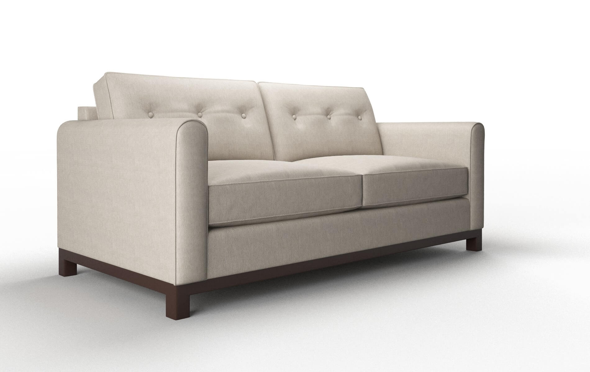 Rio Derby Linen Sofa espresso legs 2
