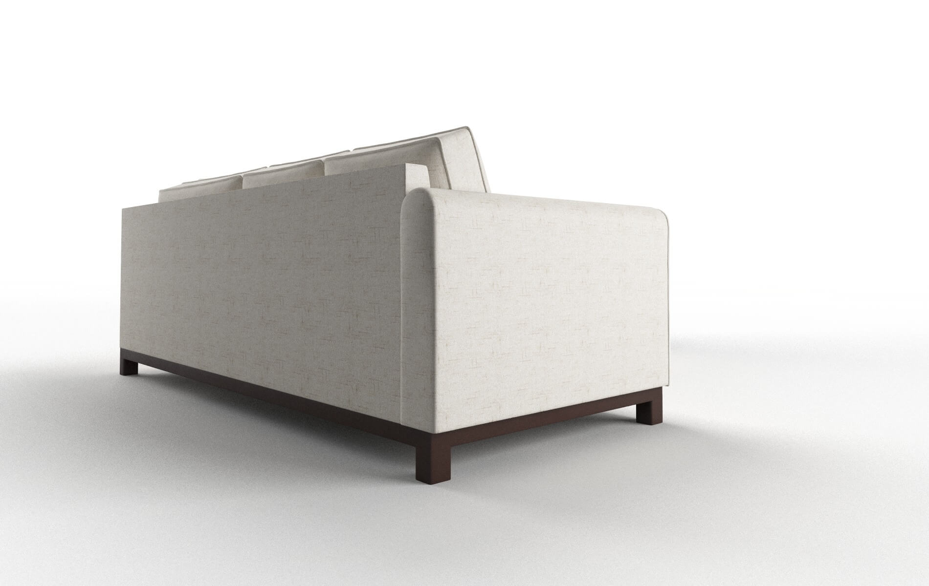 Rio Derby Taupe Sectional espresso legs 3