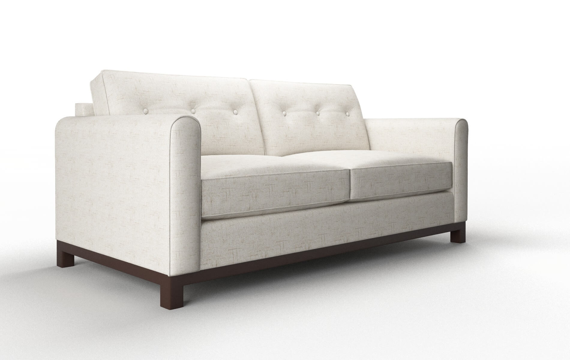 Rio Derby Taupe Sofa espresso legs 2