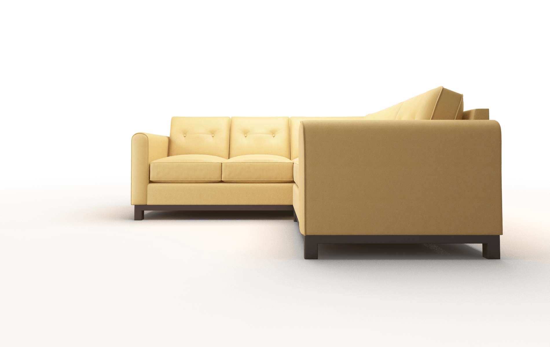 Rio Dream_d Sunflower Sectional espresso legs 5