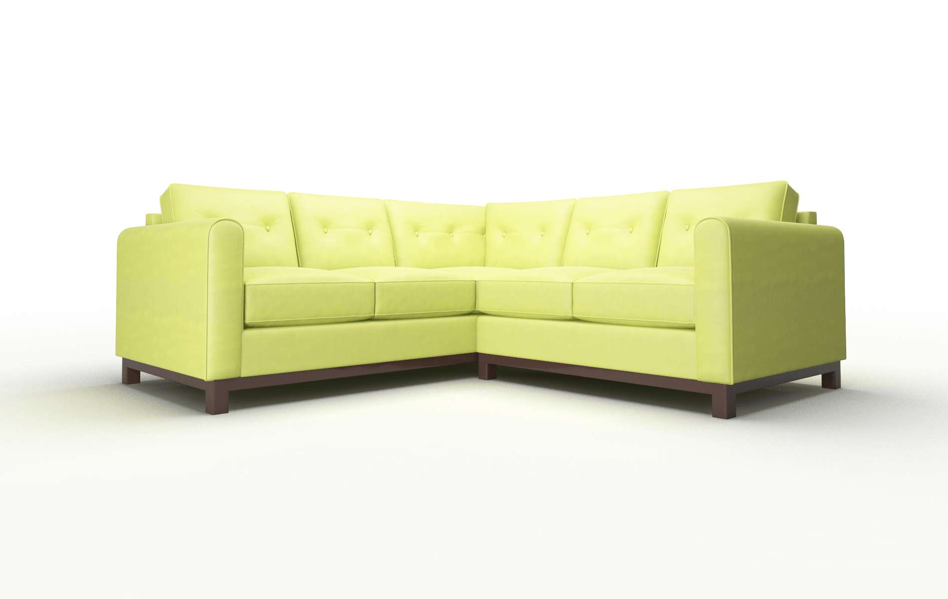 Rio Hathaway apple Sectional Espresso Legs  1