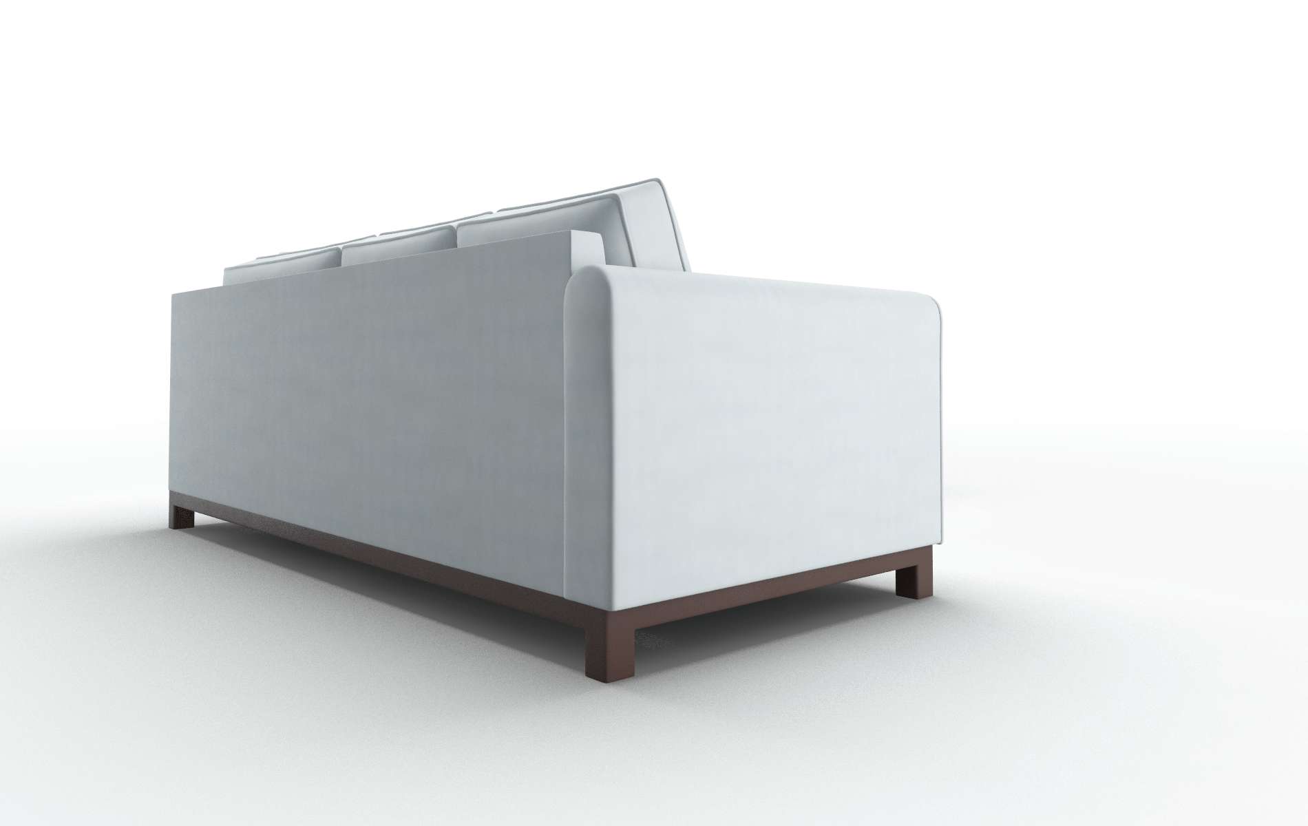 Rio Hathaway Aqua Sectional espresso legs 3