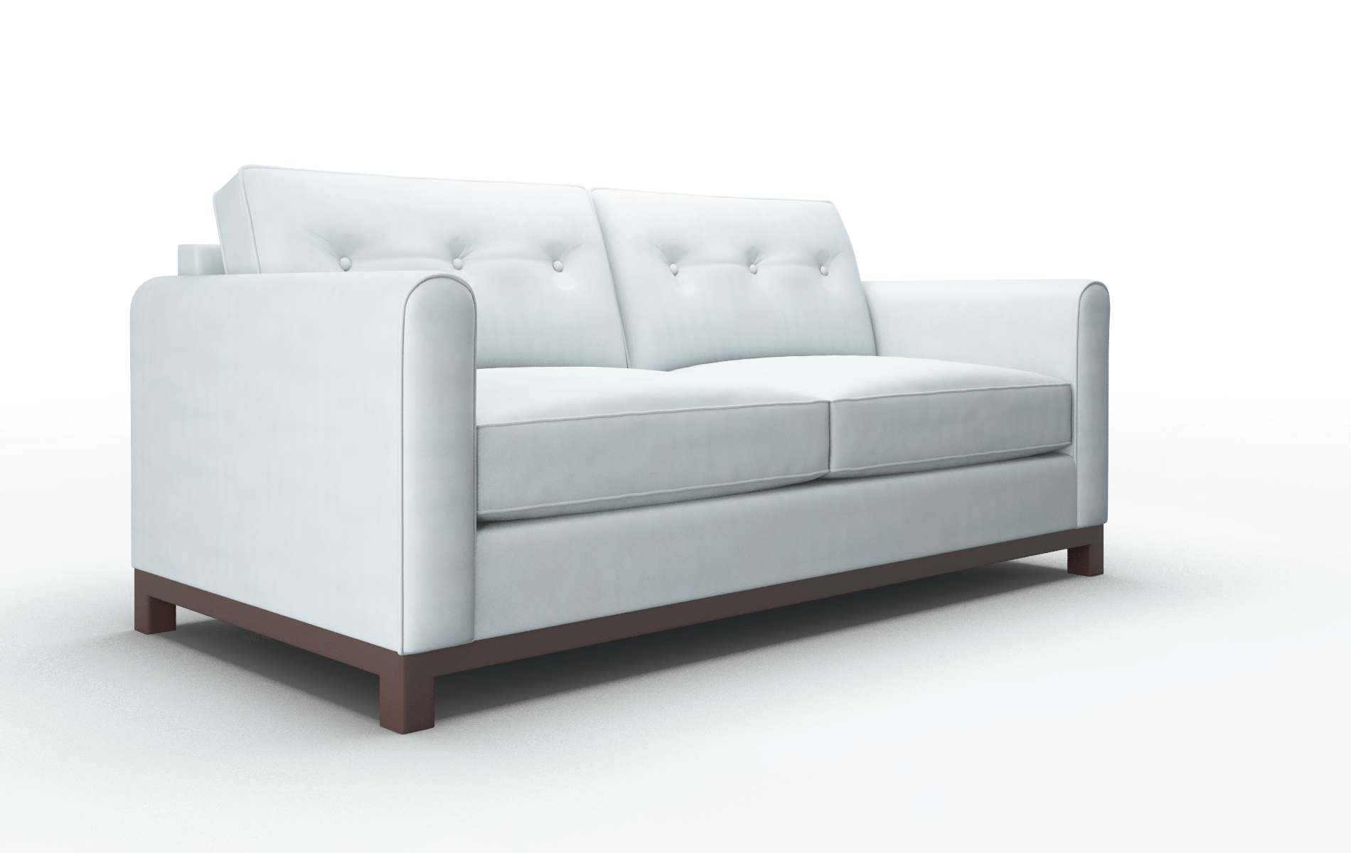 Rio Hathaway Aqua Sofa espresso legs 2