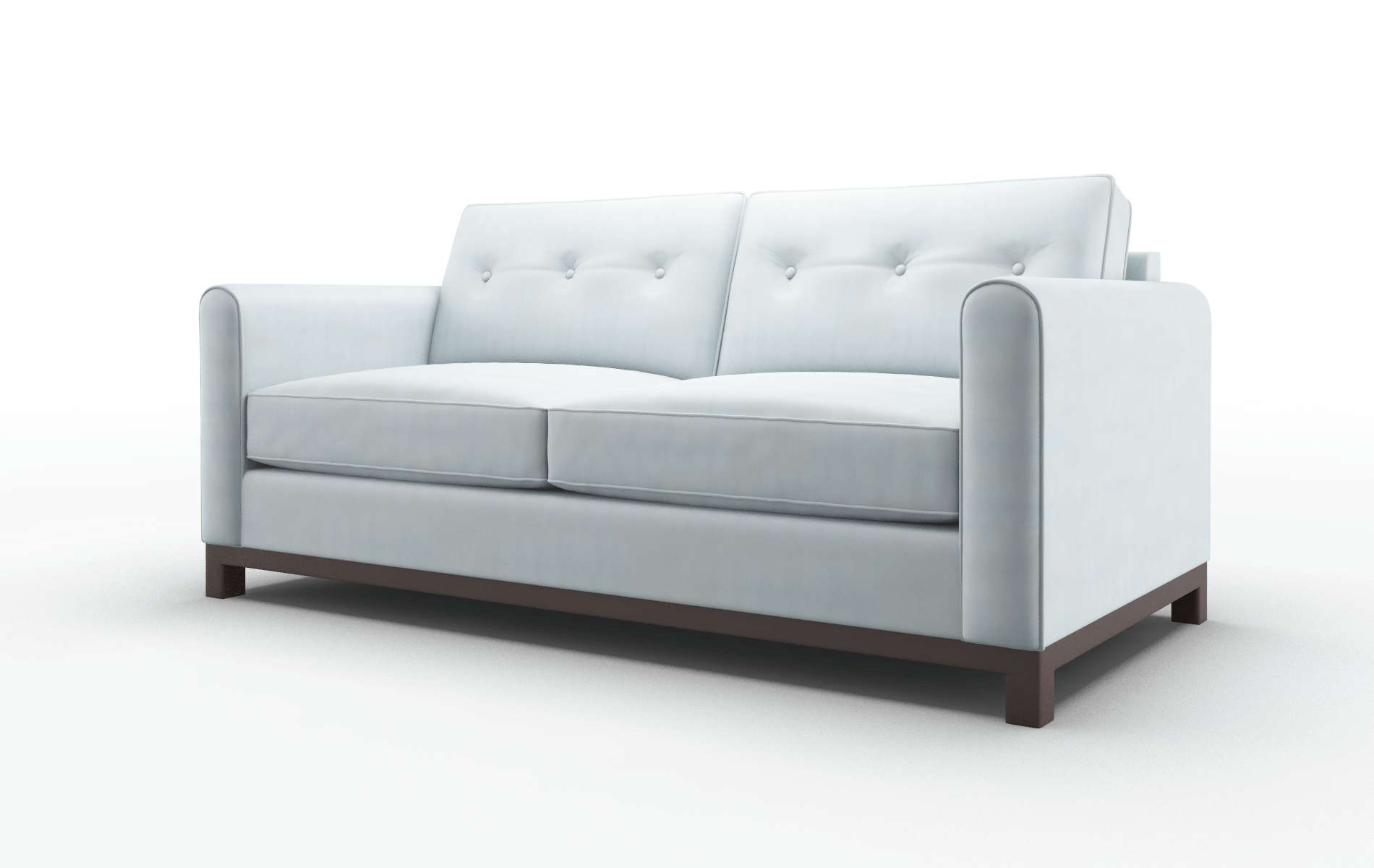 Rio Hathaway Aqua Sofa espresso legs 4