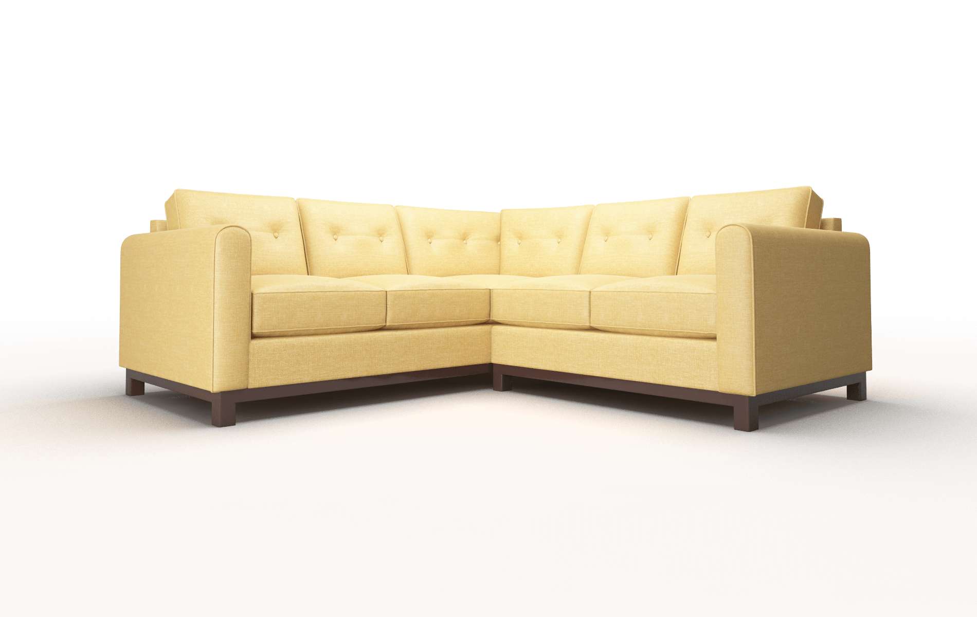 Rio Insight Citronella Sectional espresso legs 1