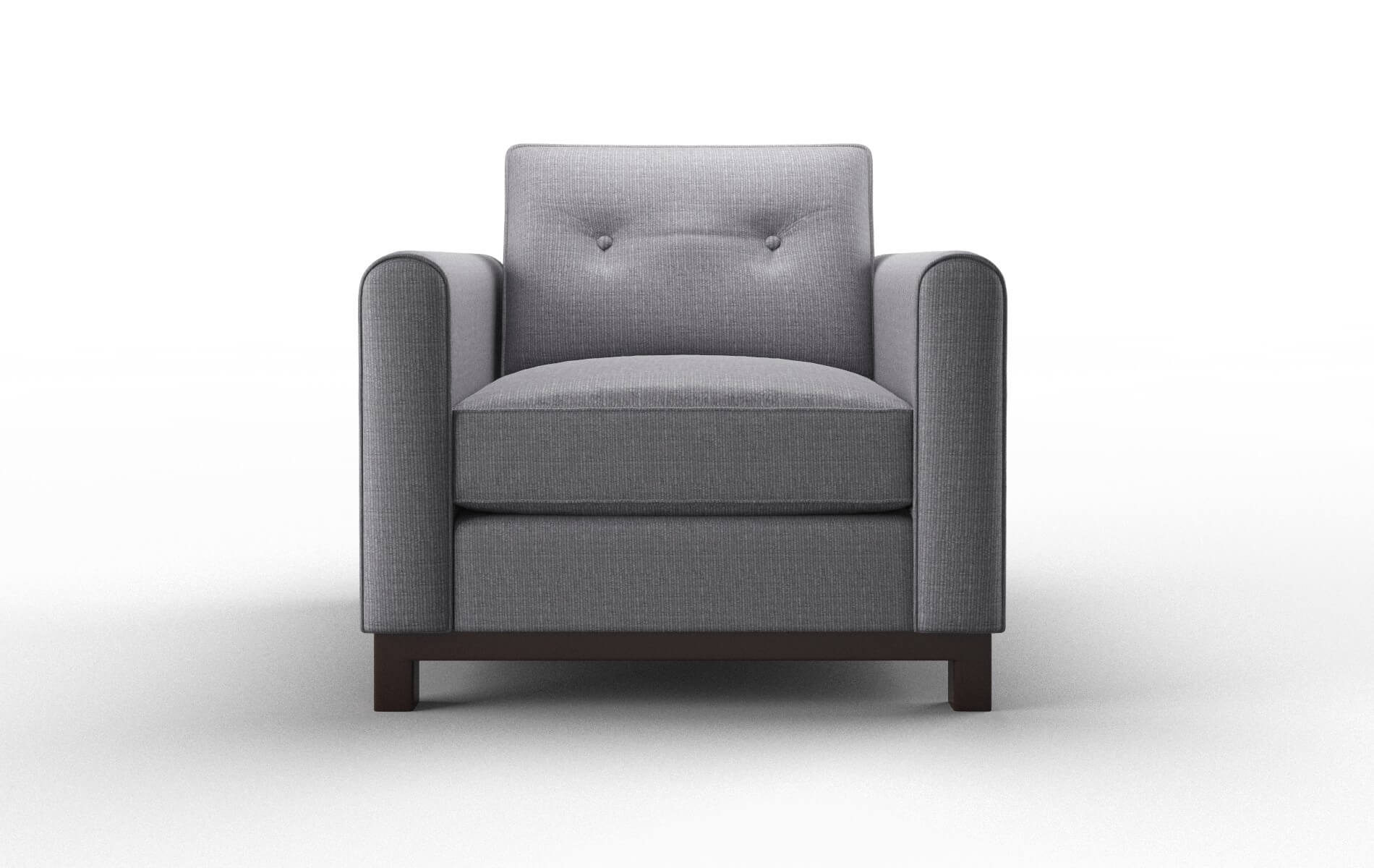 Rio Insight Denim Chair espresso legs 1