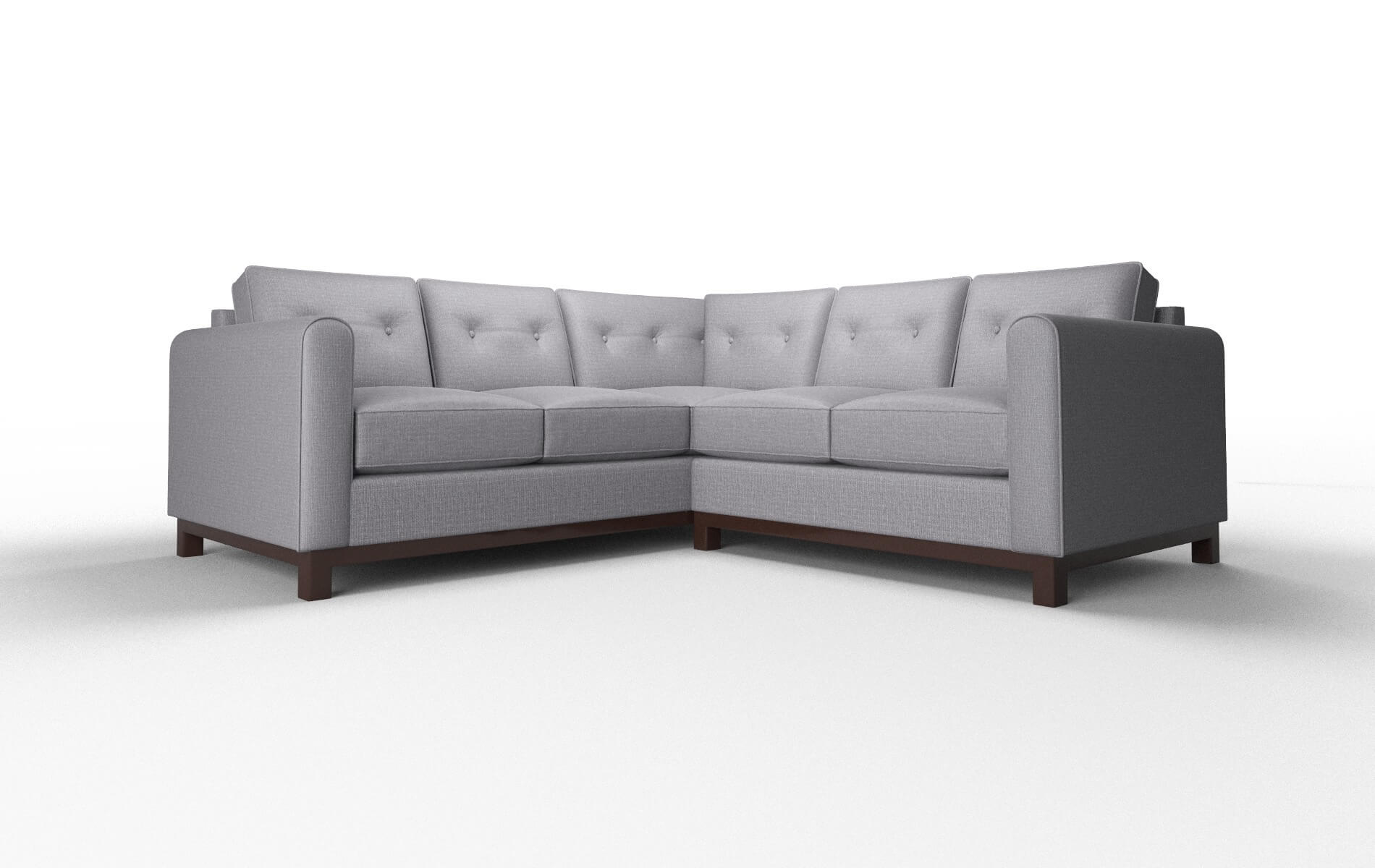 Rio Insight Denim Sectional espresso legs 1