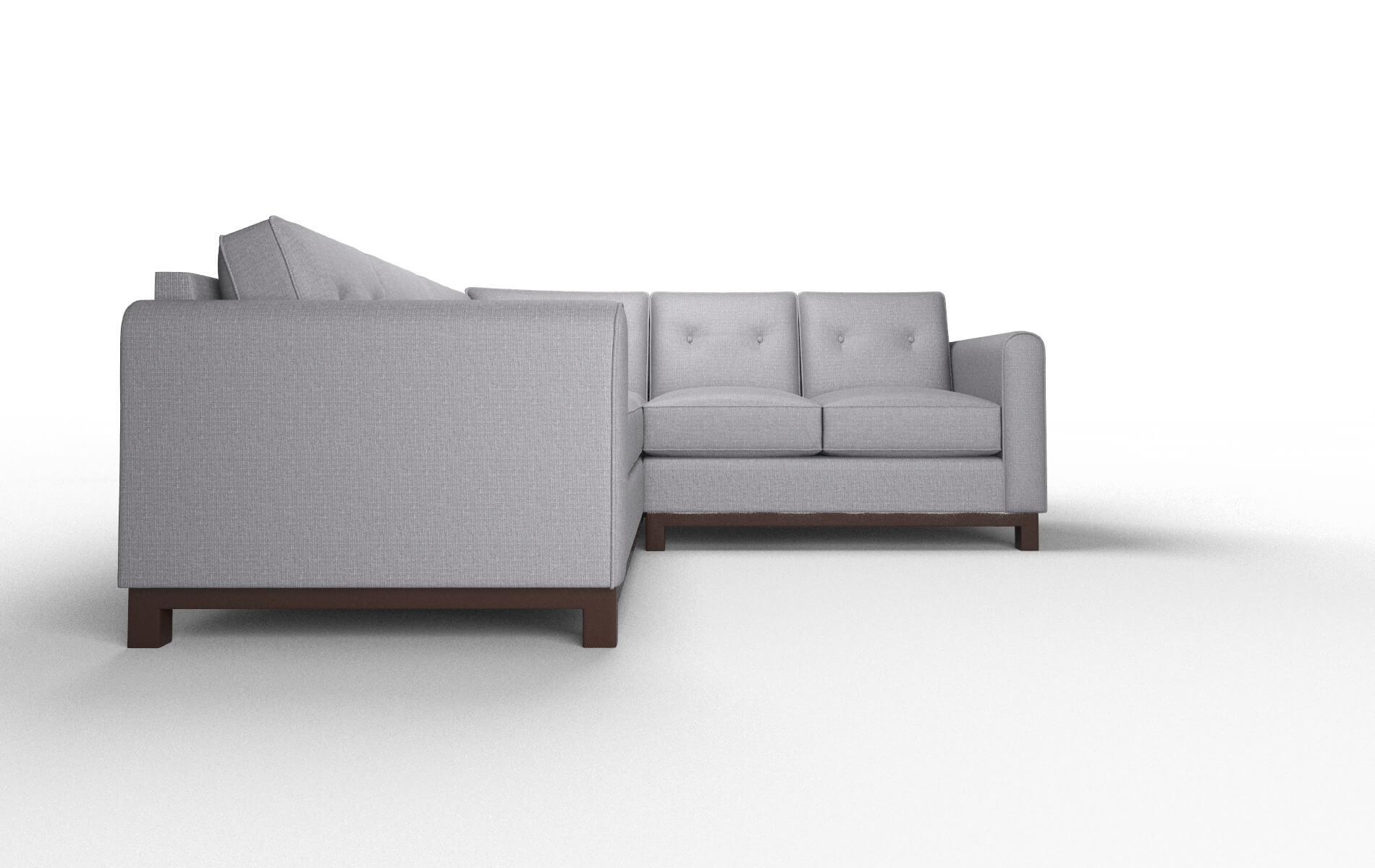 Rio Insight Denim Sectional espresso legs 2
