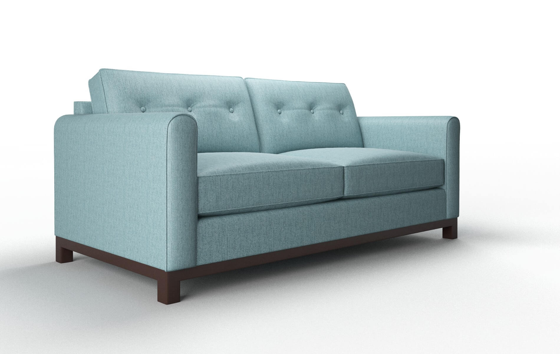 Rio Insight Peacock Sofa espresso legs 2