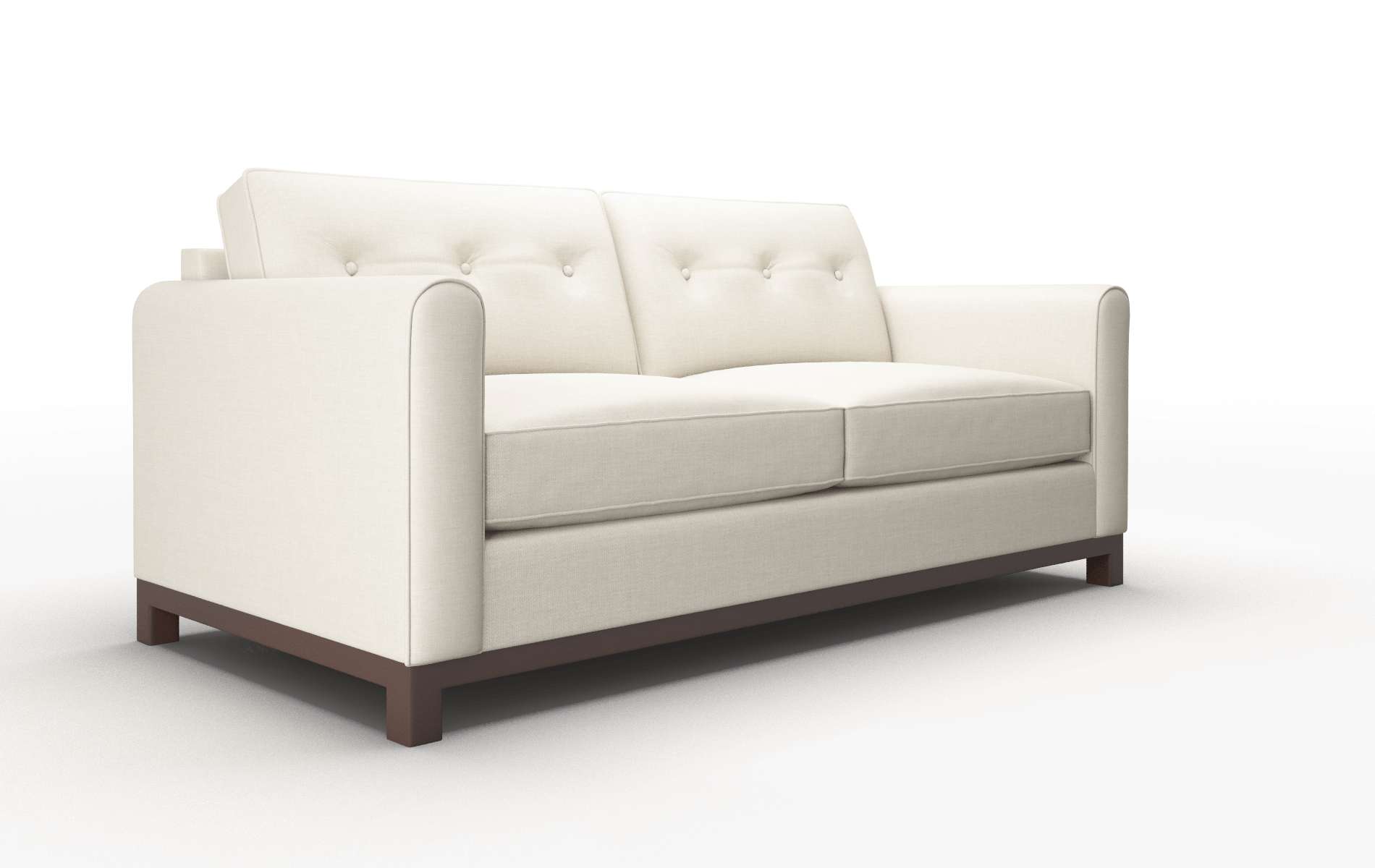 Rio Keylargo Almond Sofa espresso legs 2