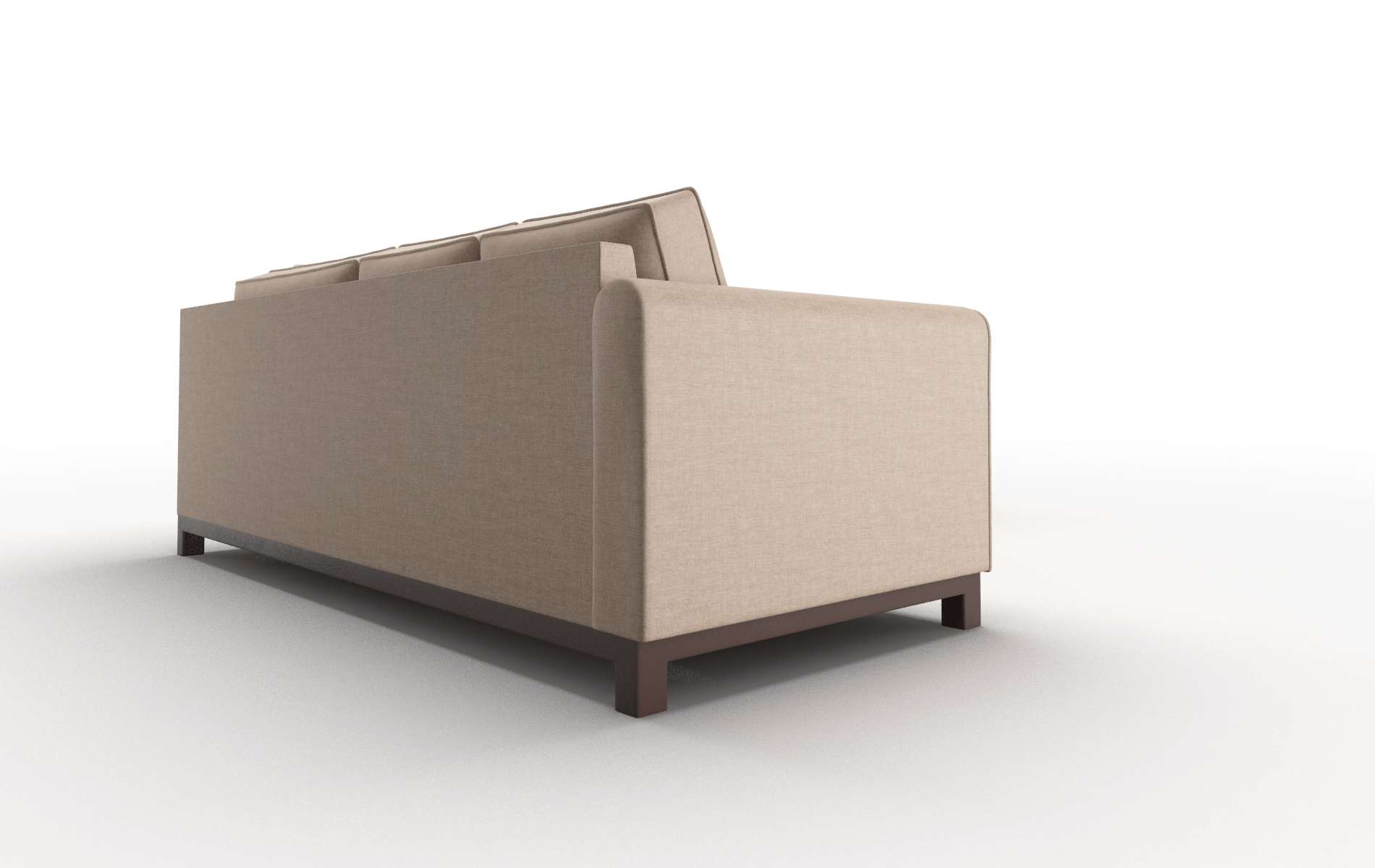 Rio Keylargo Mink Sectional espresso legs 3