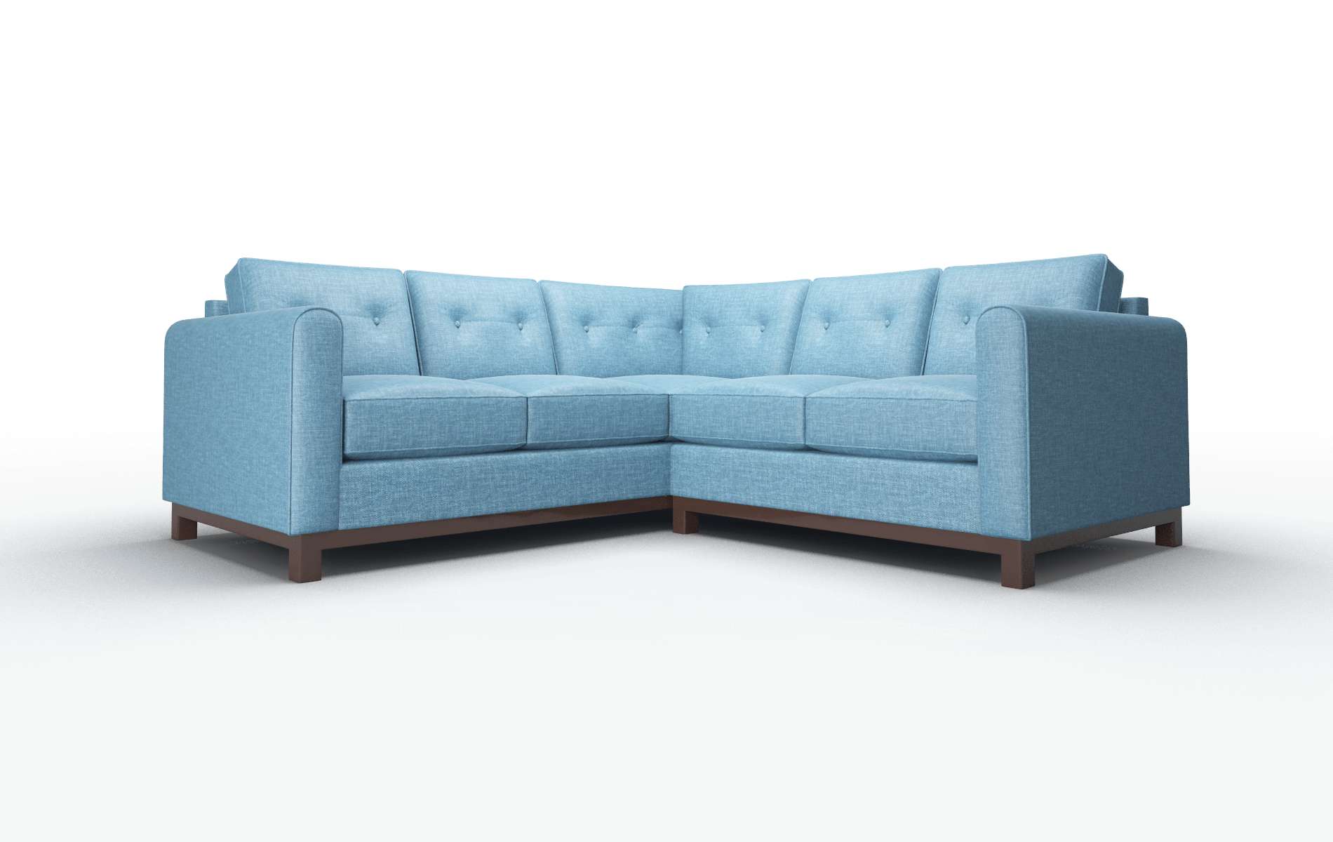 Rio Keylargo ocean Sectional Espresso Legs  1