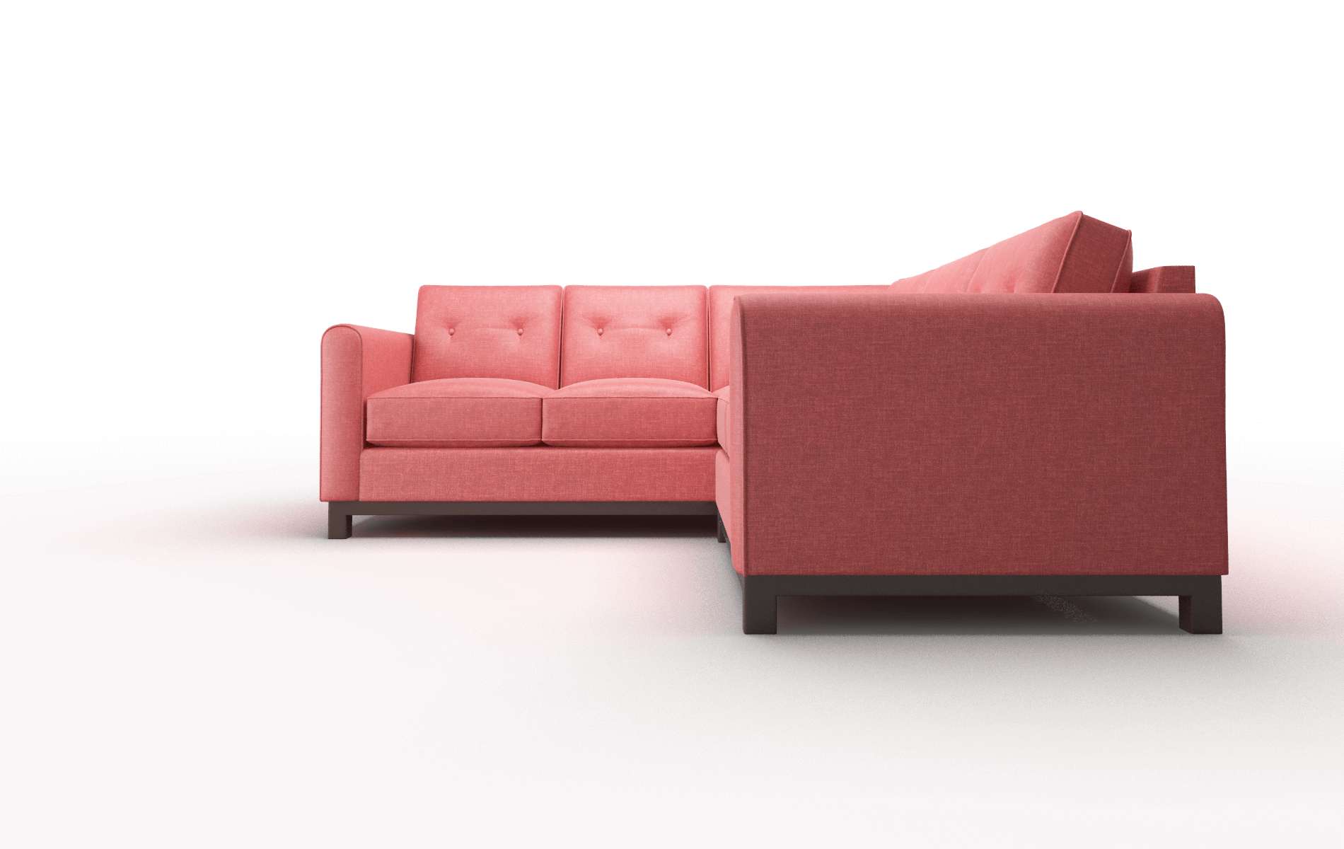 Rio Keylargo Ruby Sectional espresso legs 5