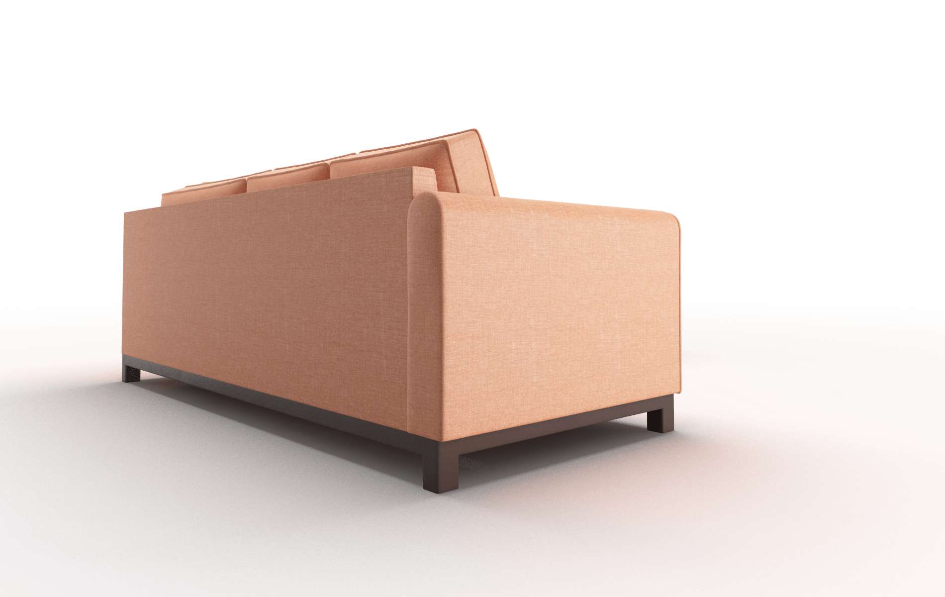 Rio Keylargo Terracotta Sectional espresso legs 3