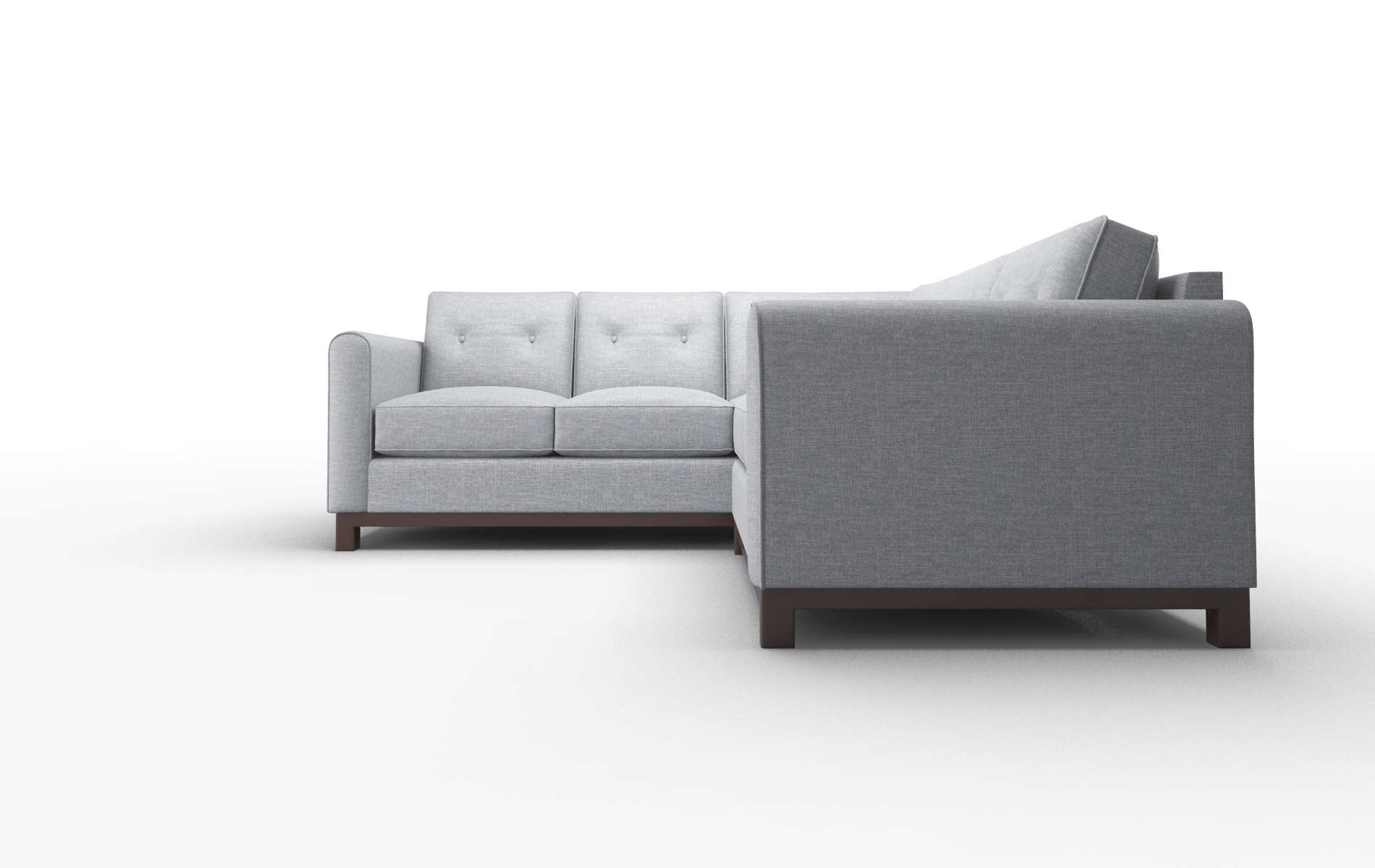 Rio Lana Ash Sectional espresso legs 5