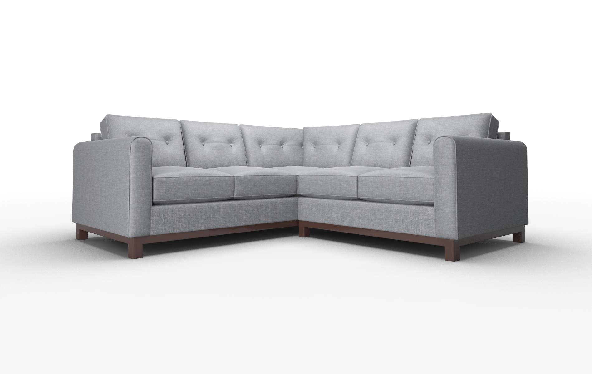 Rio Lana Onyx Sectional espresso legs 1