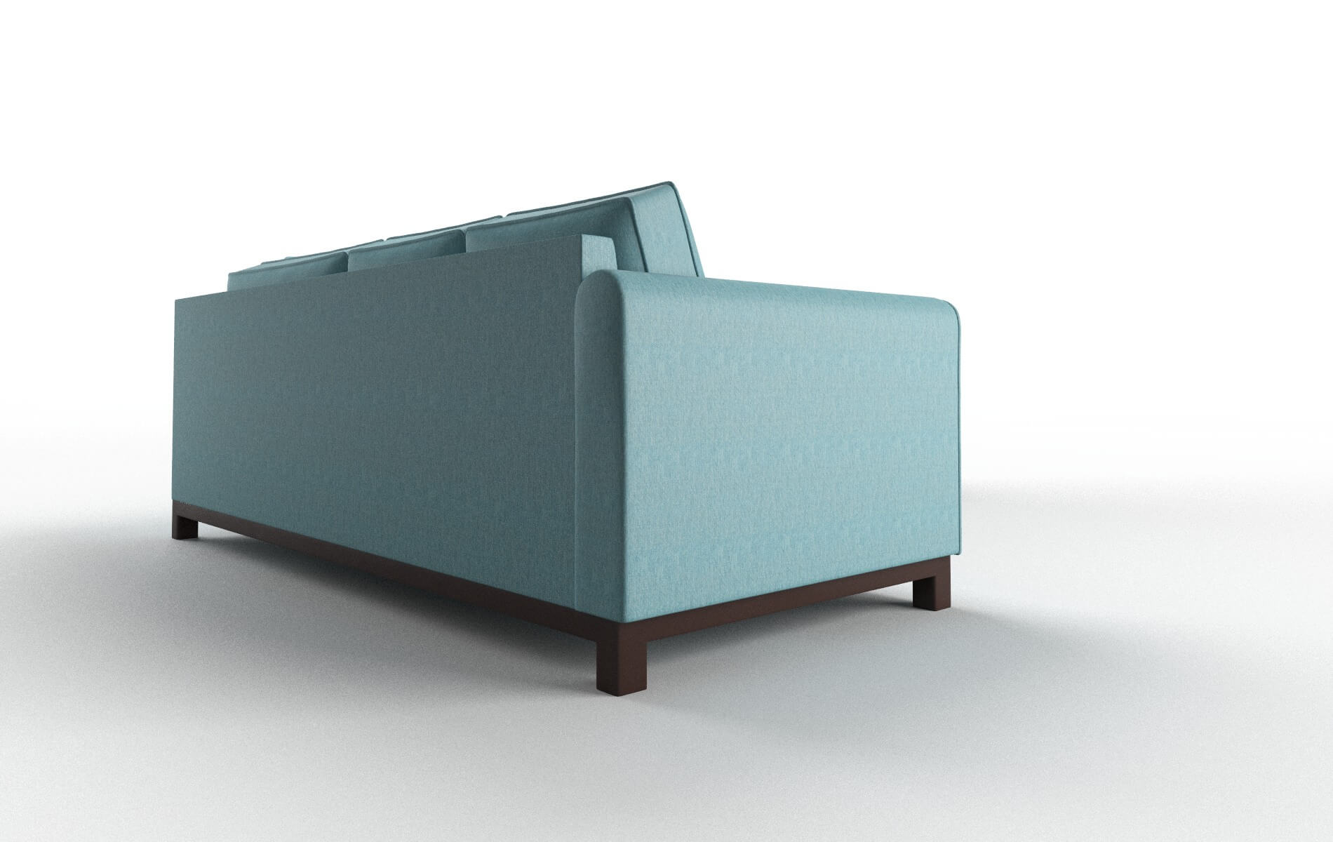 Rio Lana Peacock Sectional espresso legs 3