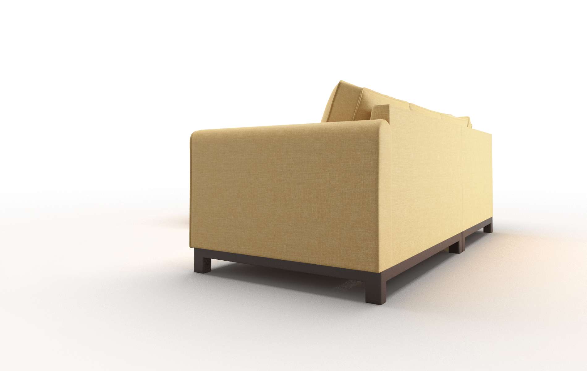 Rio Leslie Saffron Sectional espresso legs 4