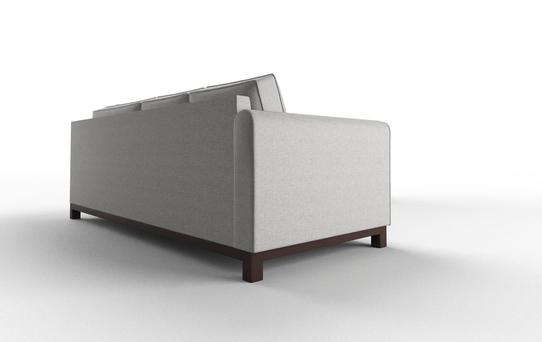 Rio Malibu Dove Sectional espresso legs 3