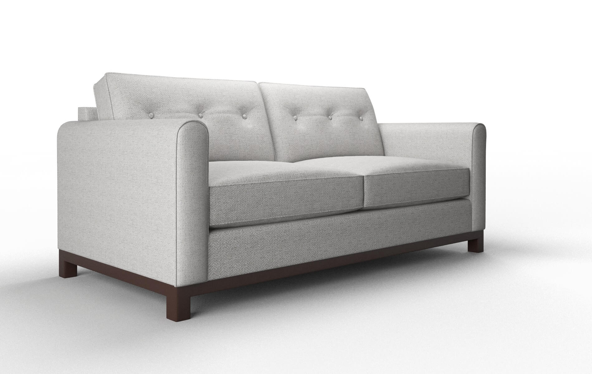 Rio Malibu Dove Sofa espresso legs 2