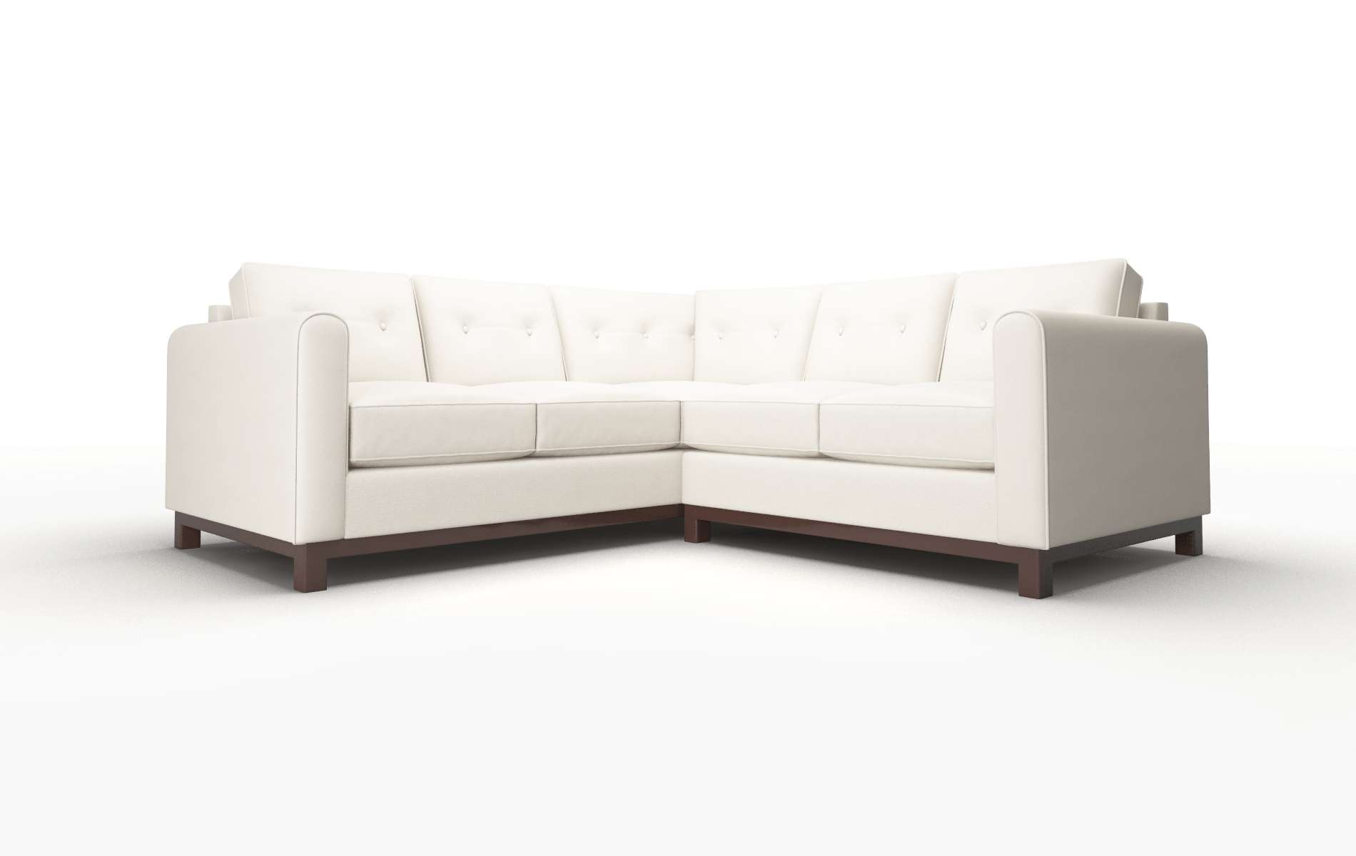 Rio Malibu Linen Sectional espresso legs 1