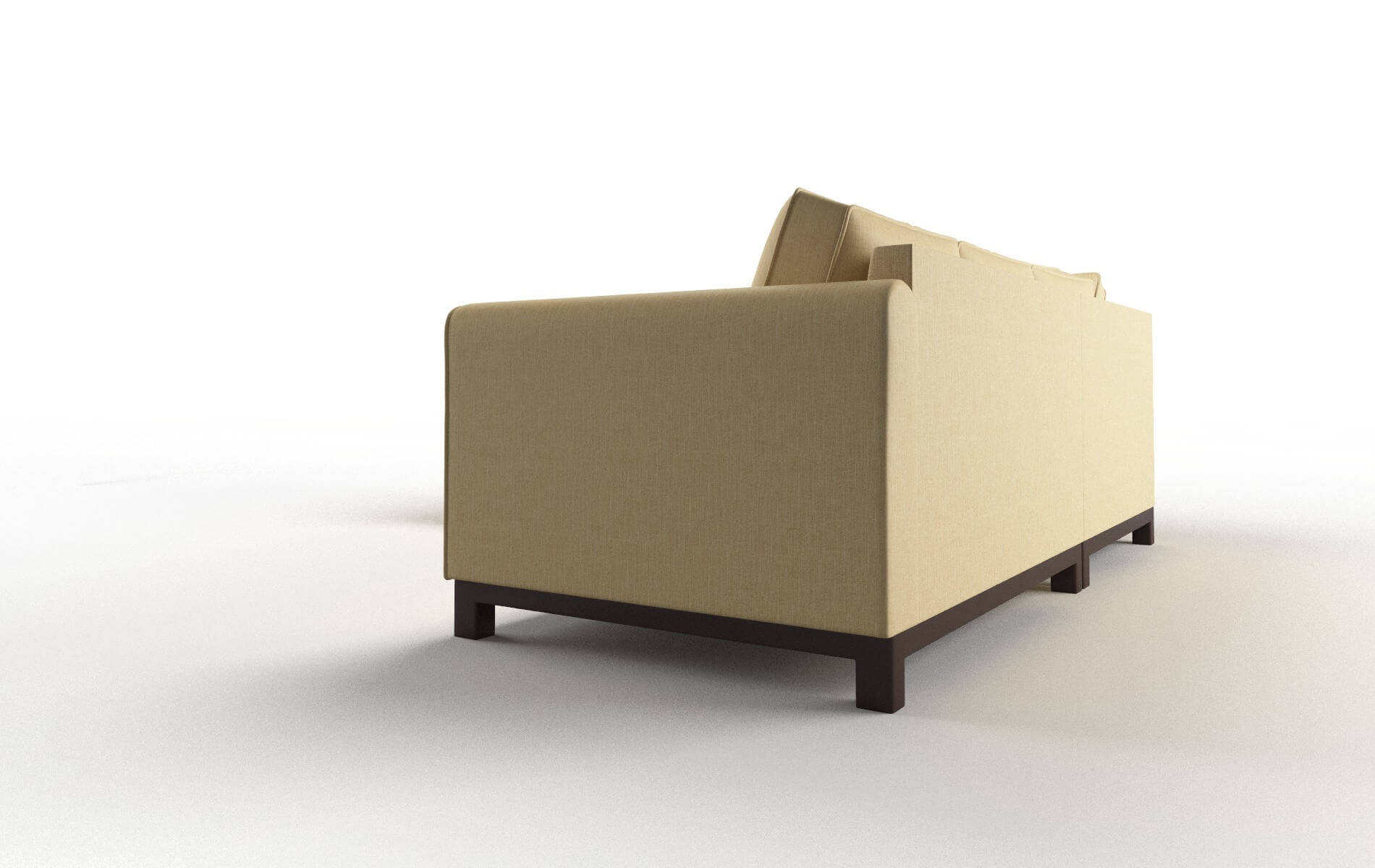 Rio Malibu Maize Sectional espresso legs 4