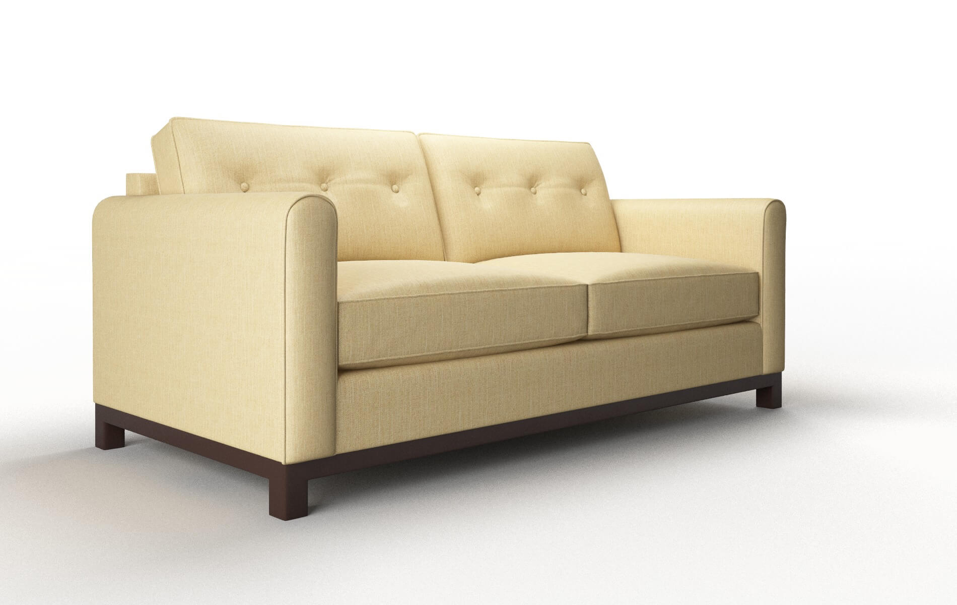 Rio Malibu Maize Sofa espresso legs 2