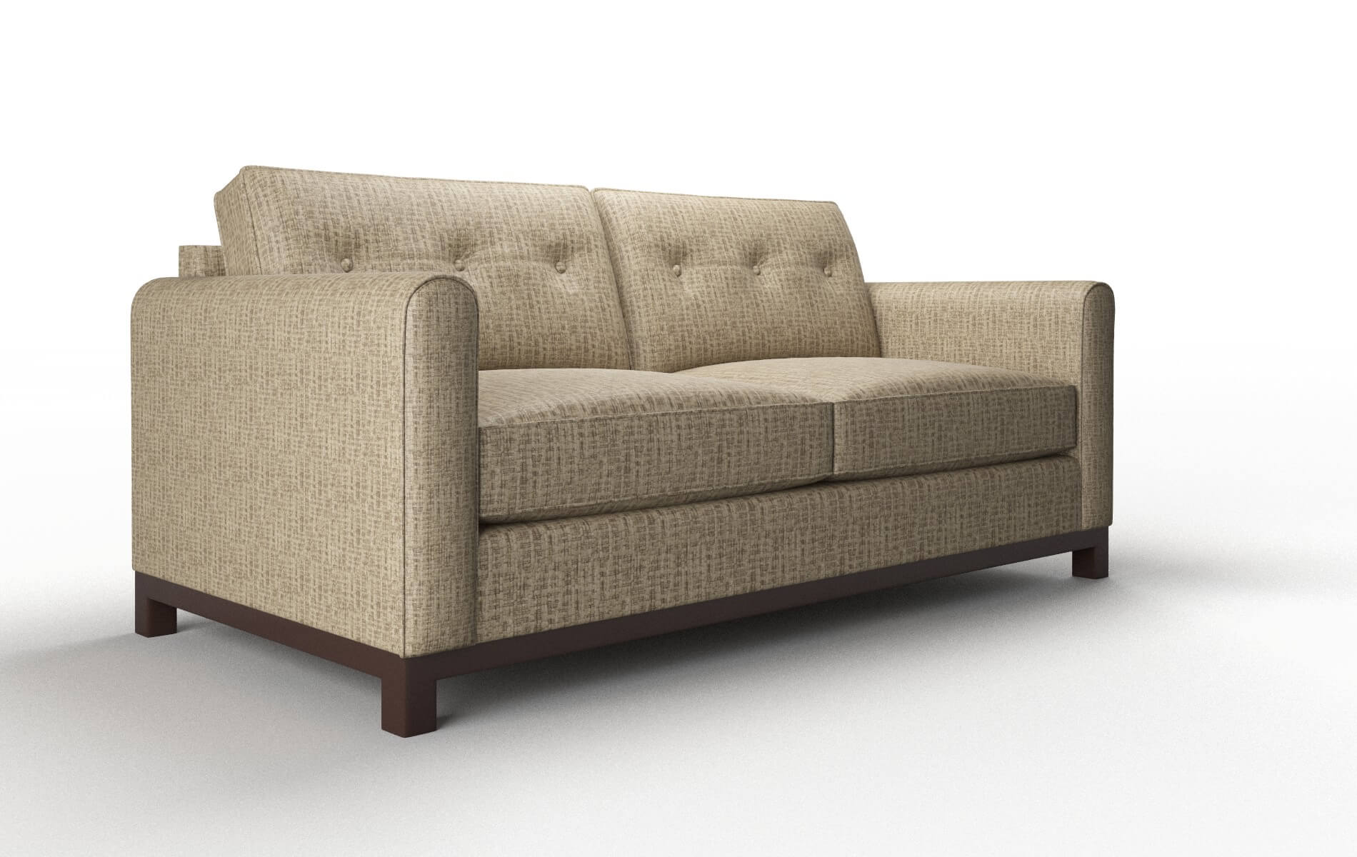 Rio Marcy Camel Sofa espresso legs 2