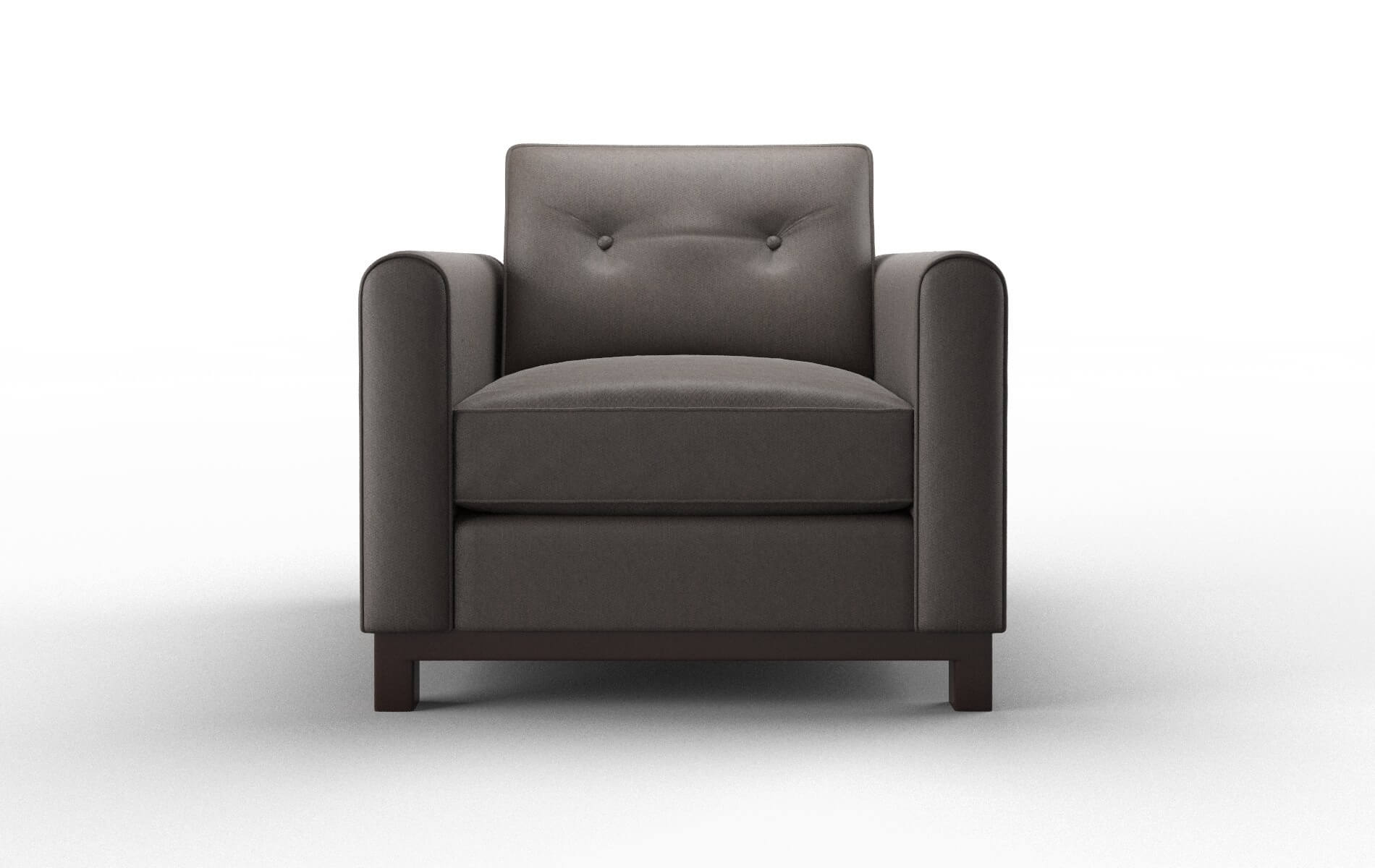 Rio Naples Graphite Chair espresso legs 1