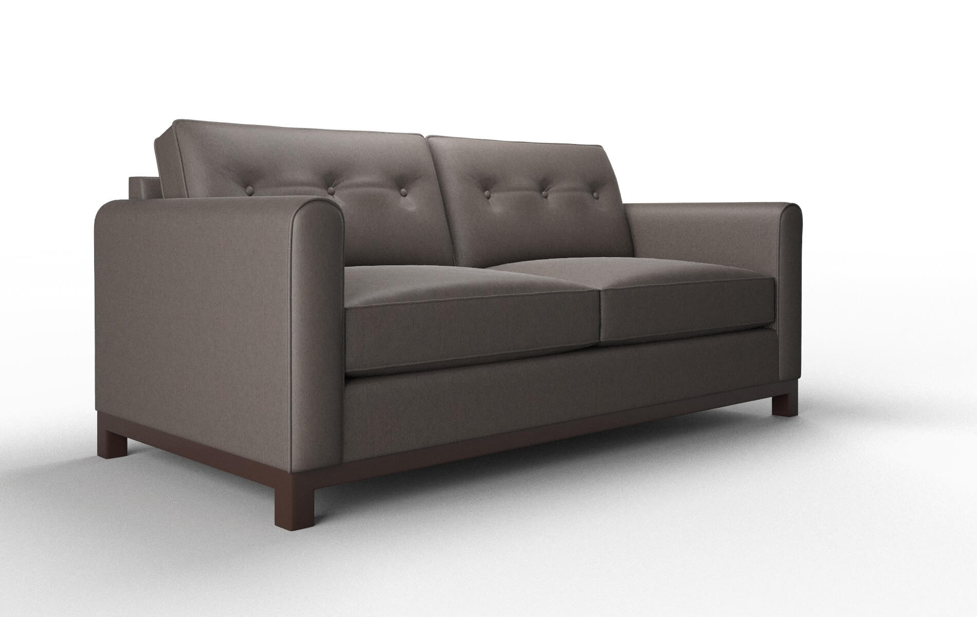 Rio Naples Graphite Sofa espresso legs 2