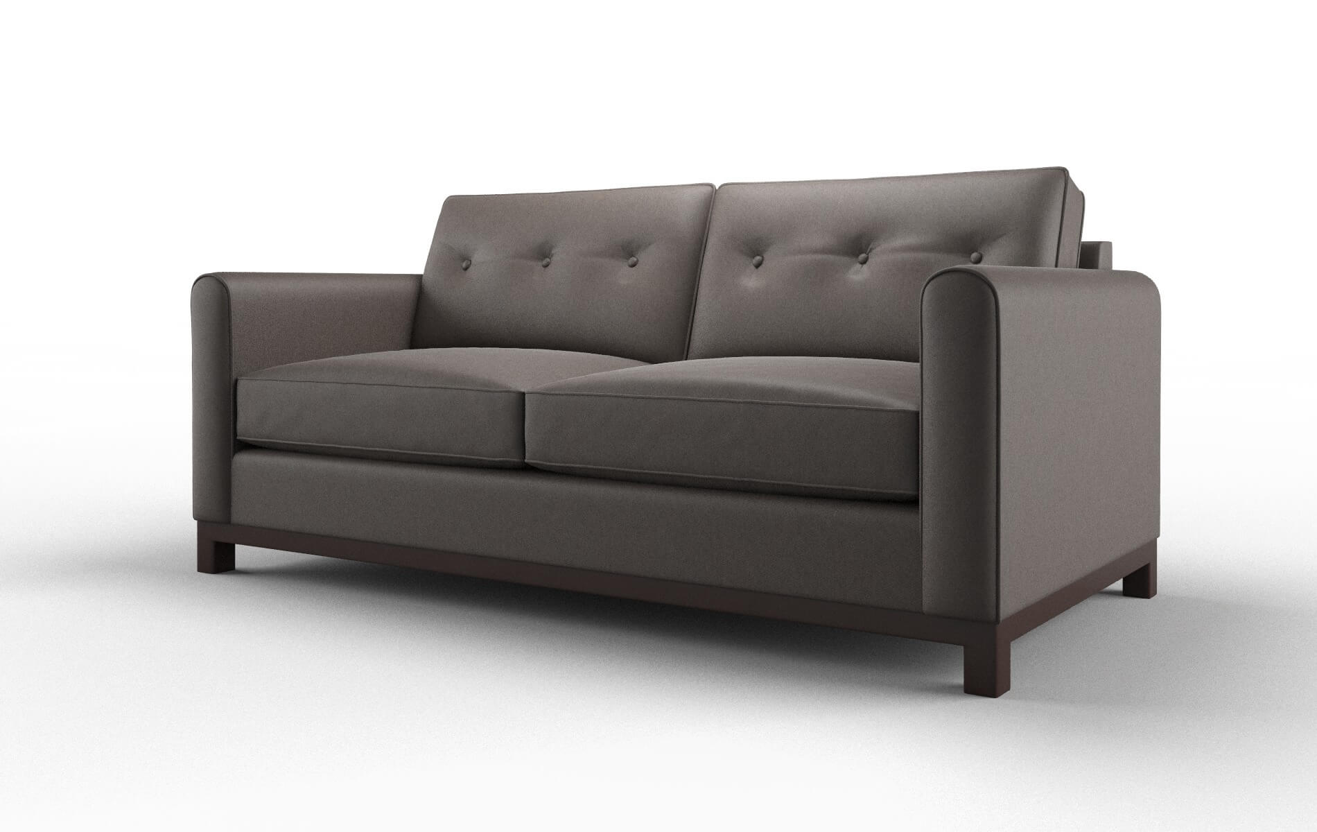 Rio Naples Graphite Sofa espresso legs 4