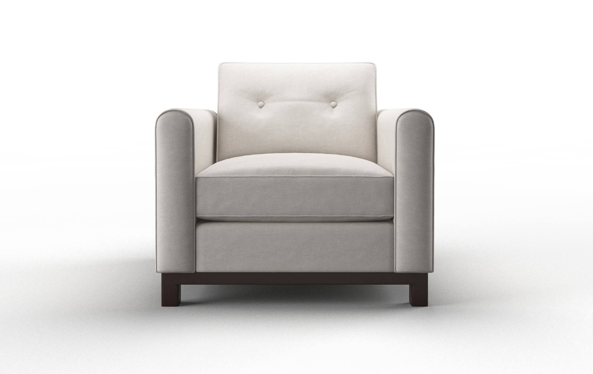 Rio Noble Grey Chair espresso legs 1