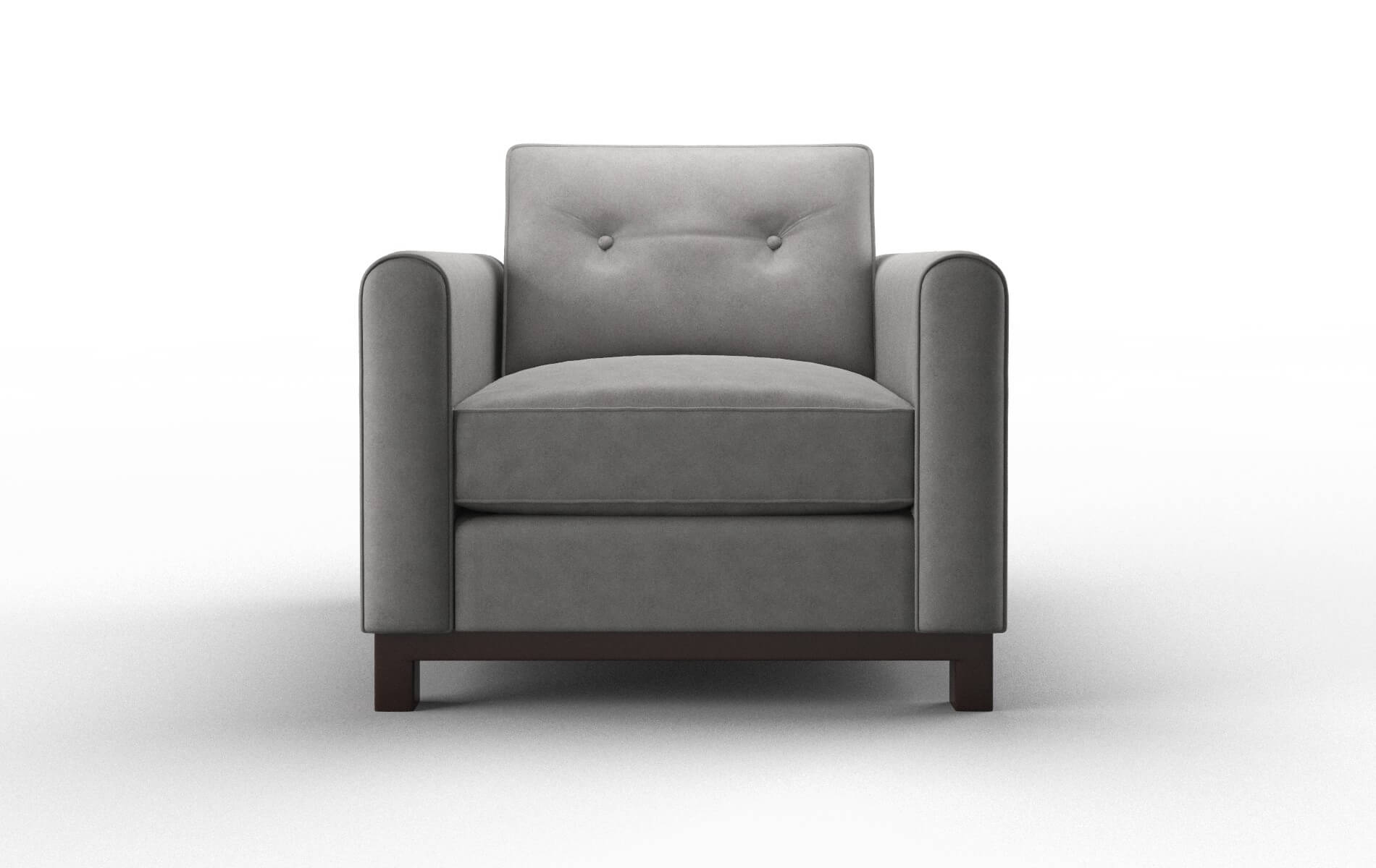 Rio Noble smoke Chair Espresso Legs  1