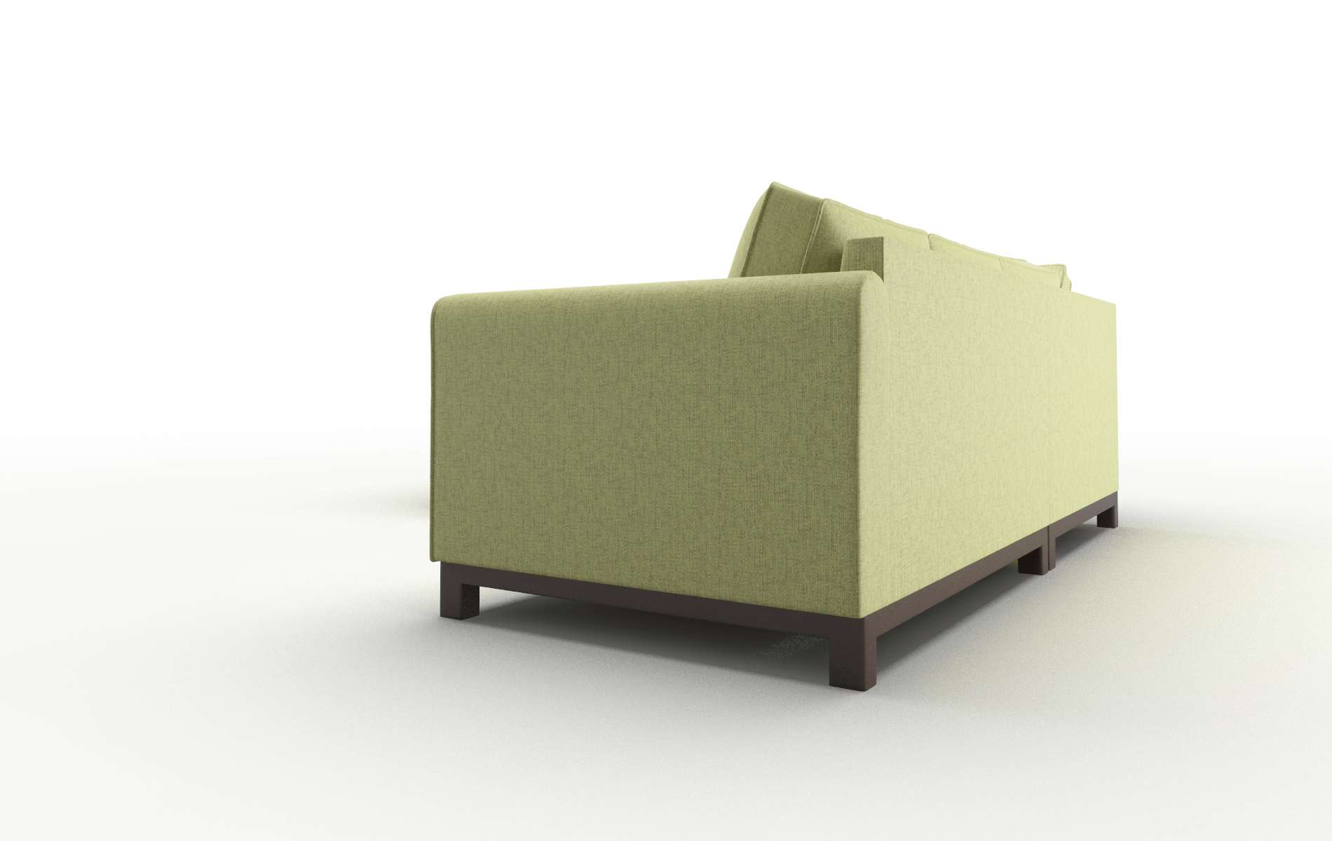 Rio Notion Appletini Sectional espresso legs 4