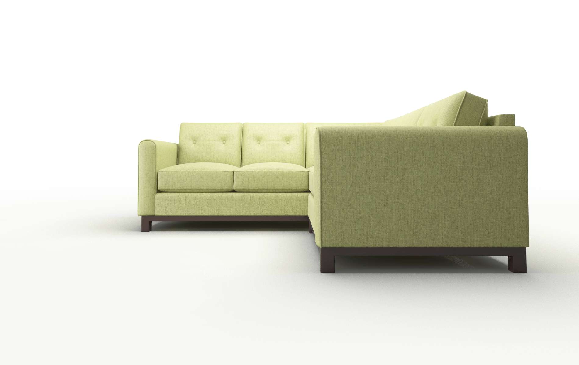Rio Notion Appletini Sectional espresso legs 5