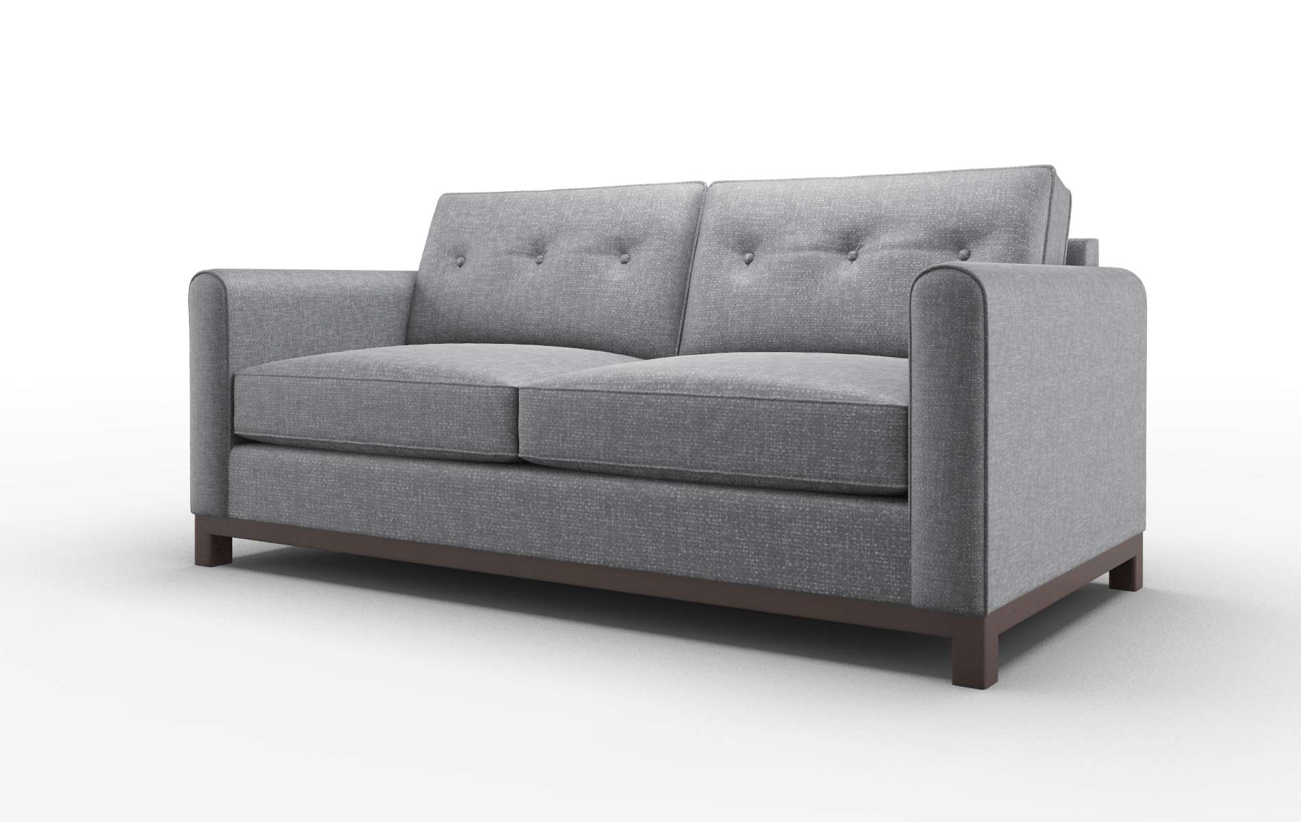 Rio Notion Graphite Sofa espresso legs 4