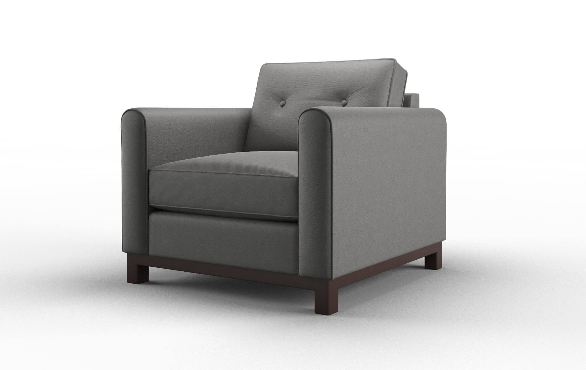Rio Oakley Charcoal Chair espresso legs 4