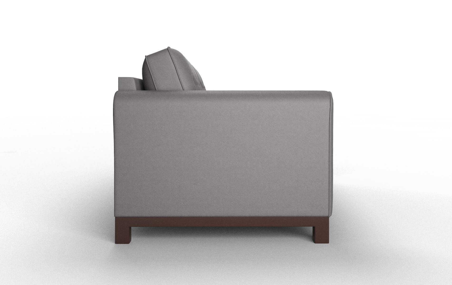 Rio Oakley Charcoal Sofa espresso legs 3
